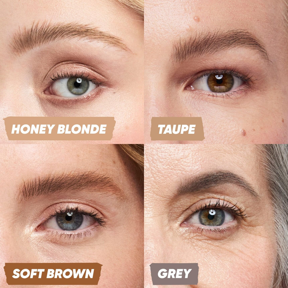 Kosas Air Brow Tinted Eyebrow Gel – Volumizing Brow Gel with Flexible Long-Lasting Hold, Soft Brown