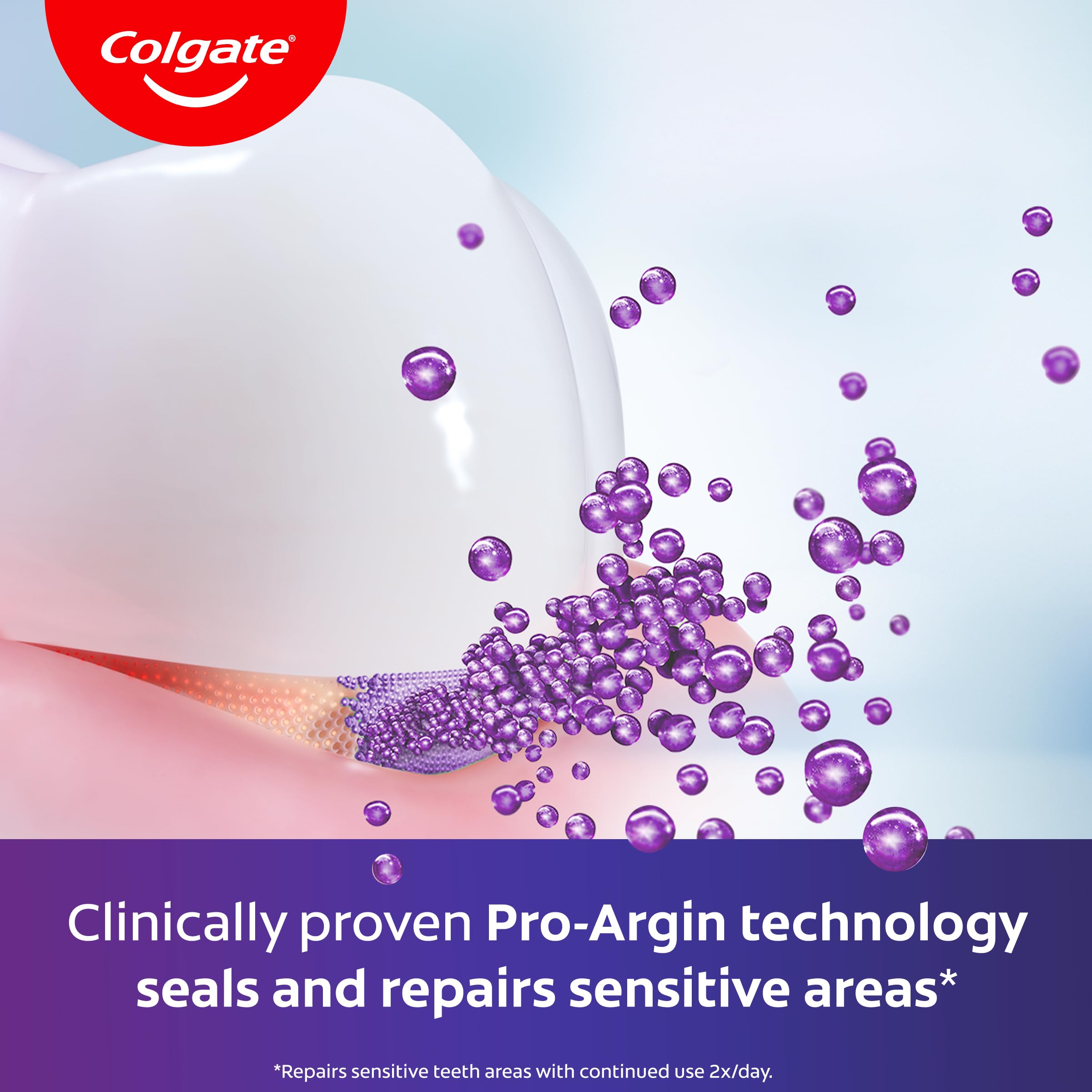 Colgate Sensitive Repair & Prevent + Gentle Whitening Toothpaste 75ml, Toothpaste for Sensitive Teeth, Acts in 1 Minute, Seals and Repairs Sensitive Areas of Teeth, Prevents Pain Coming Back