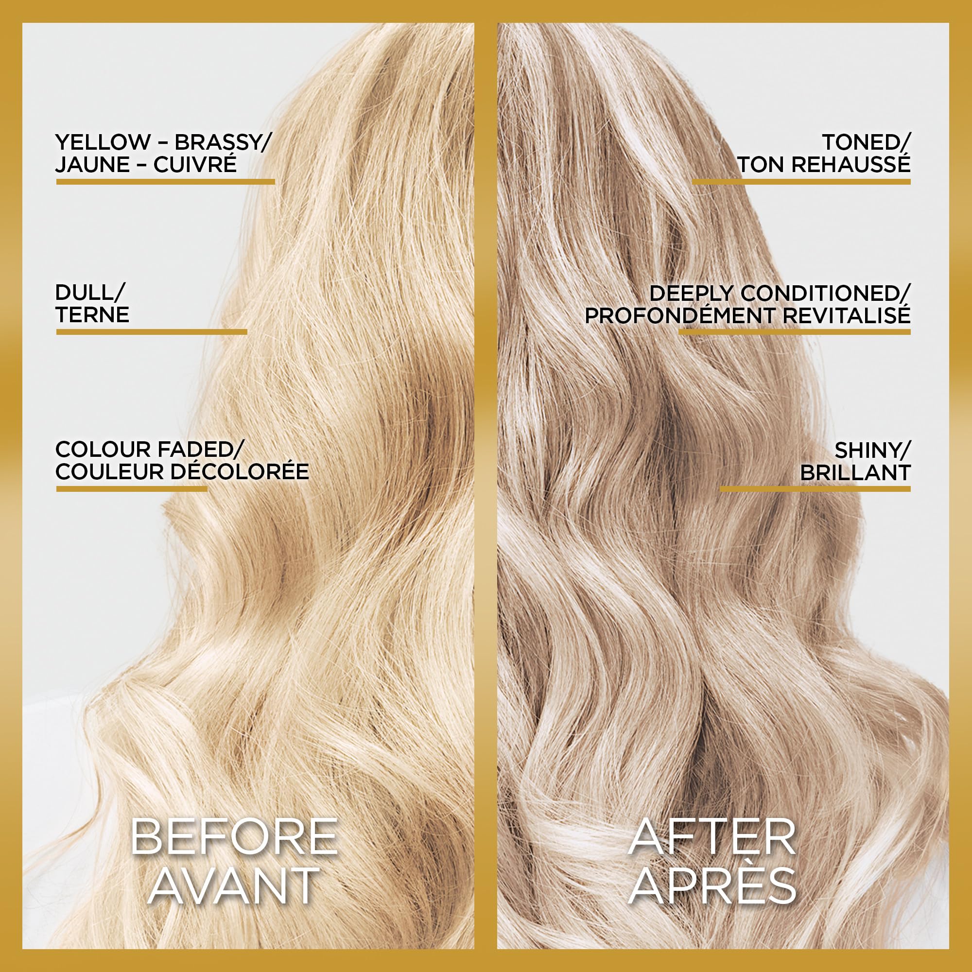 L’Oreal Paris Le Color Gloss One Step In-Shower Toning Hair Gloss for Bleached Hair, Neutralizes Brass, Conditions & Boosts Shine, Platinum Pearl, 4 Ounce