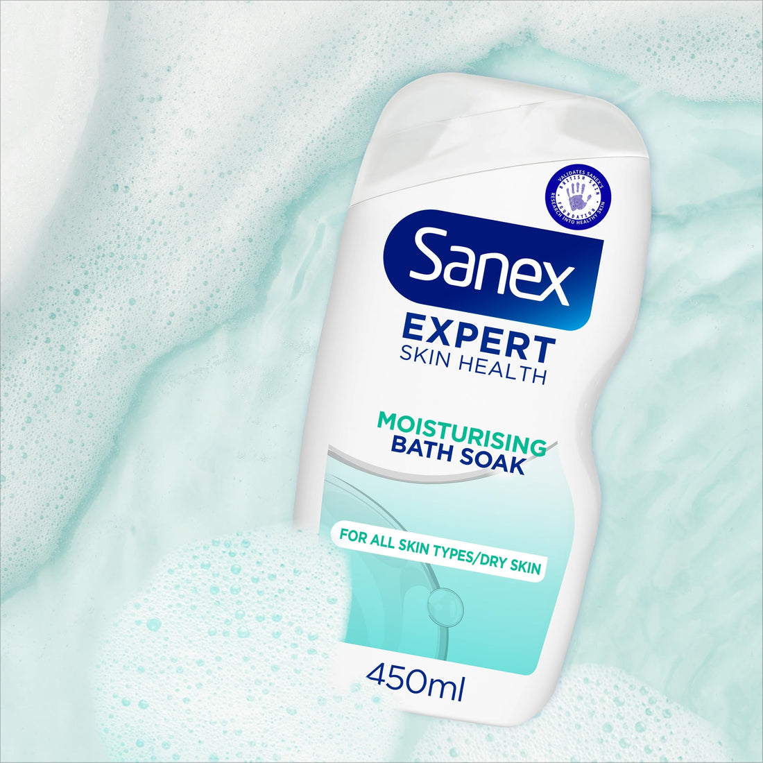 Sanex Body Wash - Expert Skin Health - Hypoallergenic Shower Gel - Dermatologist Tested Gentle For Very Sensitive Skin - Multipack - 6 Pack - 450ml Bottles