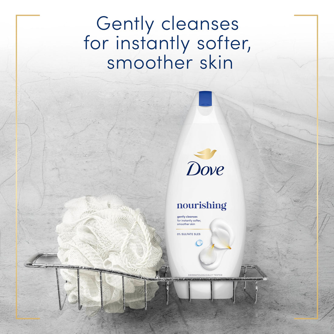 Dove Nourishing Body Wash body cleanser shower gel with an aloe vera & birch water scent for softer, smoother skin after just one shower 450 ml