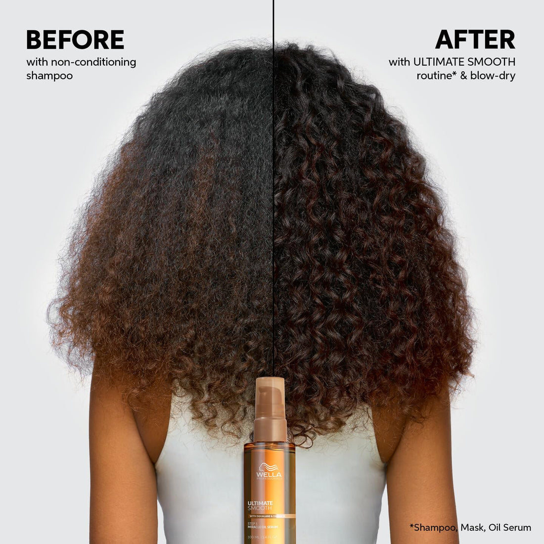 Wella Professionals Ultimate Smooth Miracle Oil Serum - Hair Oil With Squalane & Omega 9 - For Dry, Dull & Frizzy Hair (