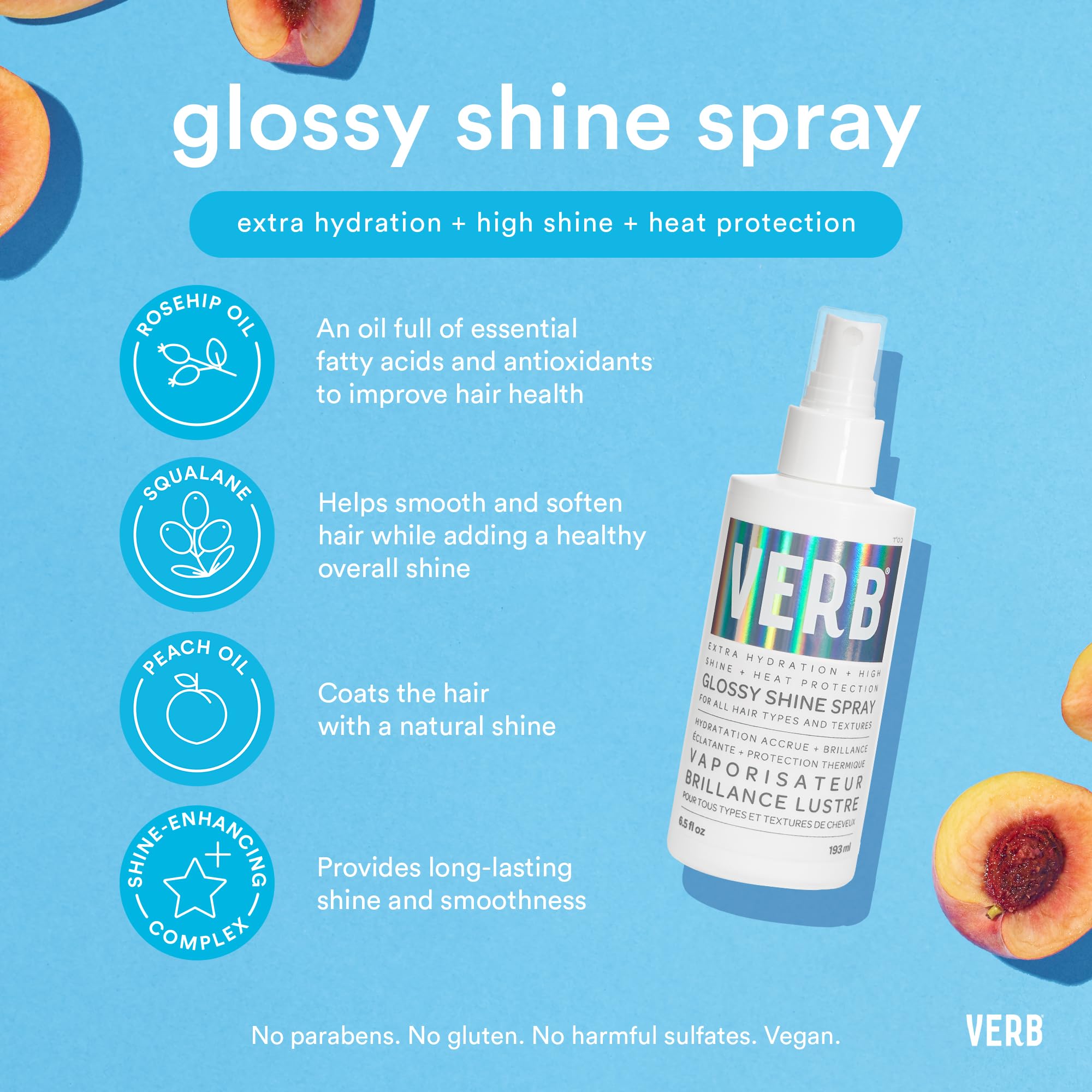 VERB Ghost Oil - Weightless Hair Oil for Fine to Medium Hair - Smooths Frizz, Adds Shine - No Parabens, Gluten or Harmful Sulfates Halalzen