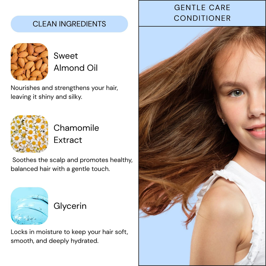 Lav Kids Natural Hair Care Bundle for Daily Use, Algae Extract and Moisturizing (Shampoo + Conditioner)