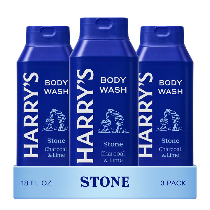 Harry's Men's Body Wash, Fig, 532ml, Pack of 3, Shower Gel for Men - No Parabens, Sulfates or Dyes Halalzen