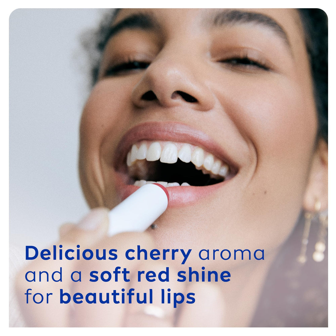 NIVEA Cherry Shine Lip Balm (4.8g), Flavoured Lip Balm with Shea Butter, Natural Oils and Vitamins, Provides 24h Moisture and a Soft Red Shine, Vegan Lip Care Formula Halalzen