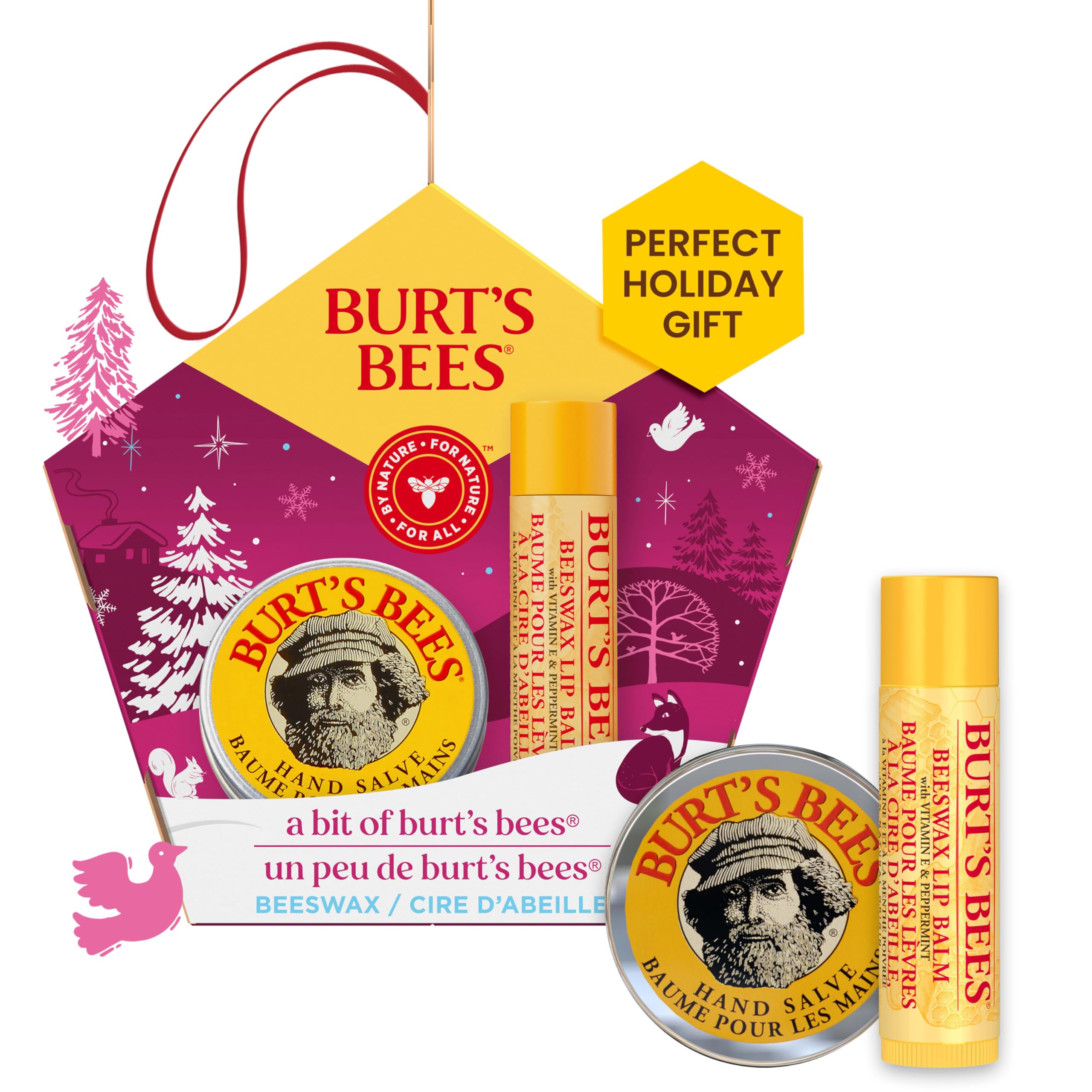 Burt's Bees Lip Balm Pomegranate, Moisturising Lip Balm With Beeswax & Vitamin E, 100% Natural Origin, 4.25g Halalzen