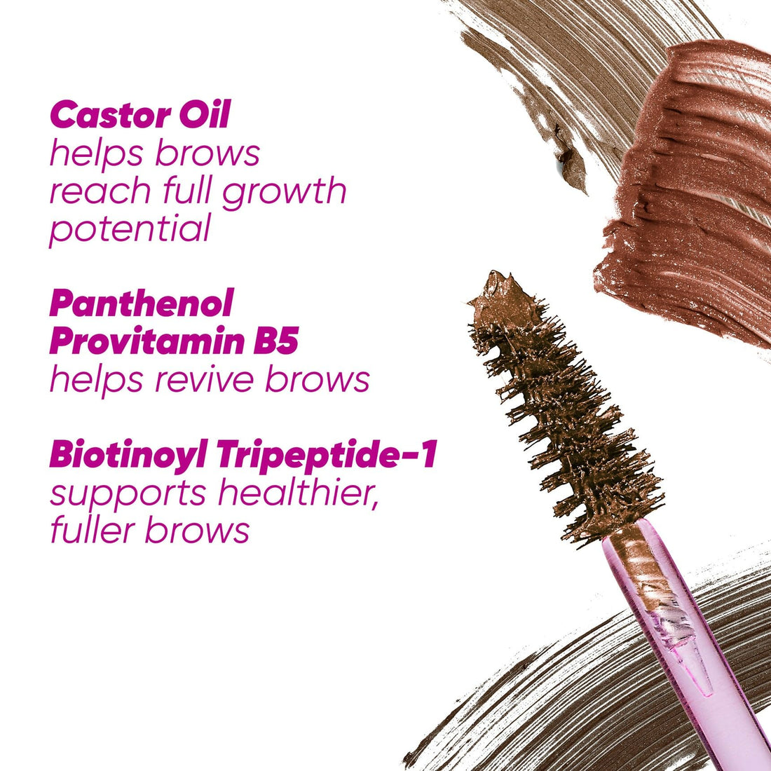 Kosas Air Brow Tinted Eyebrow Gel – Volumizing Brow Gel with Flexible Long-Lasting Hold, Soft Brown