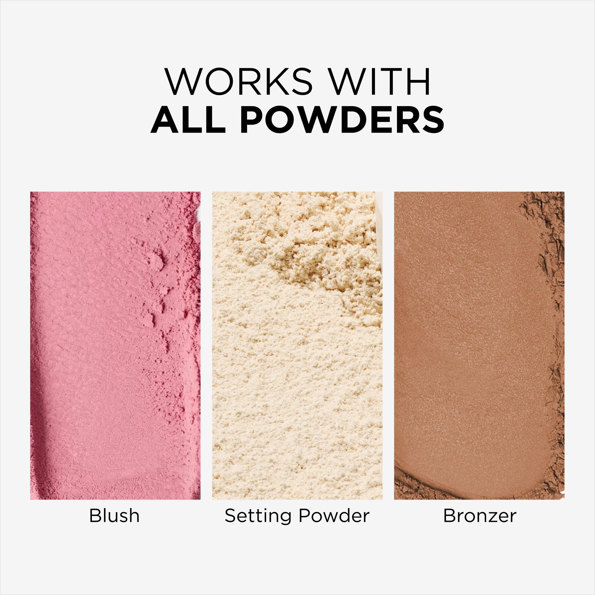Haleys Beauty Kabuki Foundation Brush For Applying Powder, Foundation, Bronzer, Blush, and Mineral Make up, Soft Bristles, Seamless Blending, Makeup Brushes Essential, Vegan & Cruelty Free
