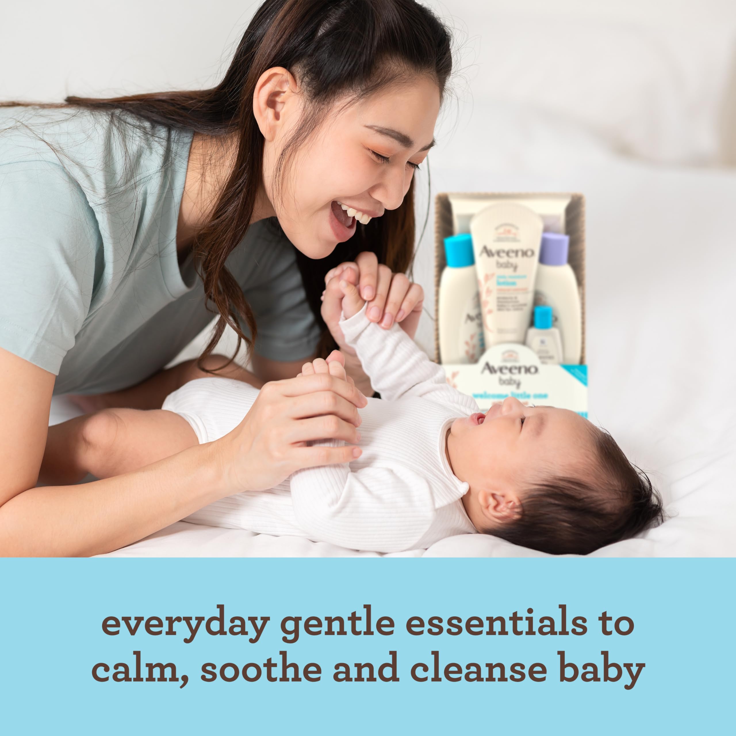 Aveeno Baby Daily Moisture Body Lotion for Sensitive Skin, Hypoallergenic Moisturizing Baby Lotion with Nourishing Oatmeal to Deeply Moisturize Baby's Skin, Fragrance-Free, 18 fl. oz Halalzen