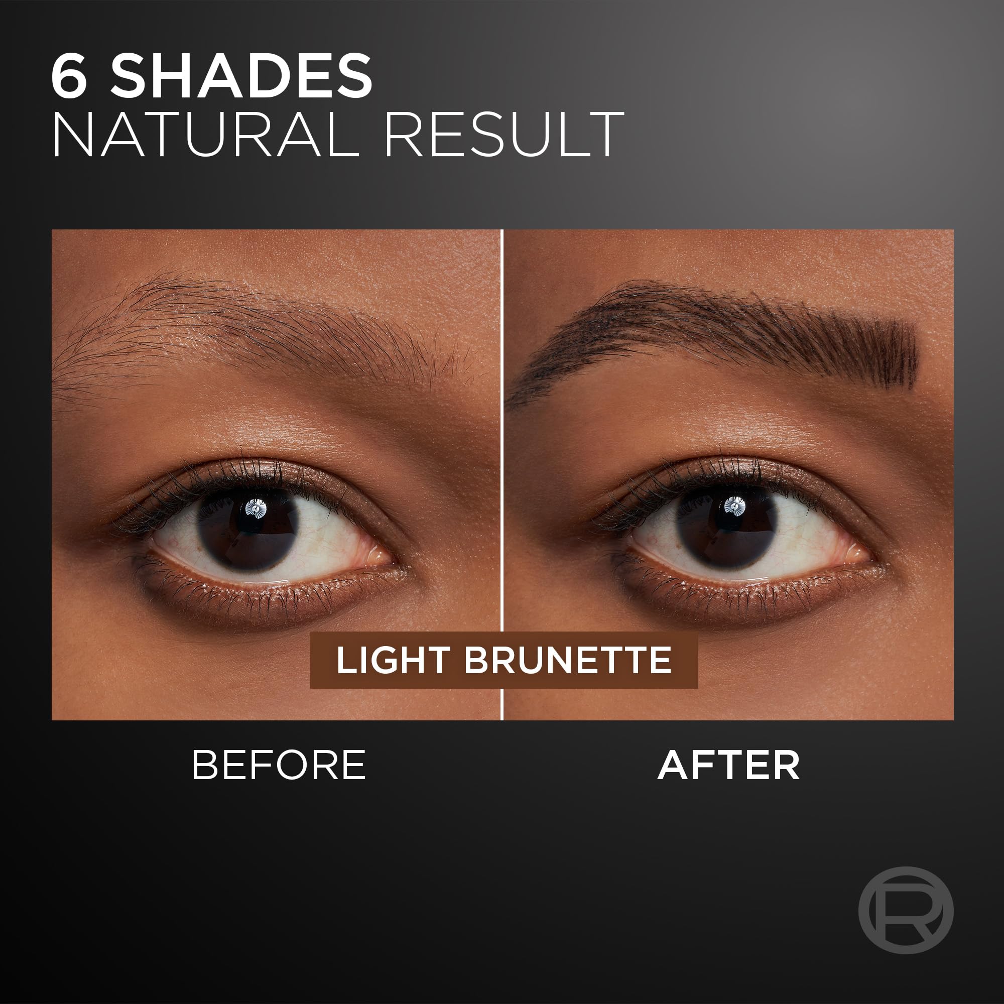 L'Oréal Paris Infallible Faux Brow, Double Brush Tip Brow Tint Pen, Natural Finish, Waterproof, Transfer and Smudge-Resistant, Shaping Brows for up to 48 hours, Shade: Light Brunette