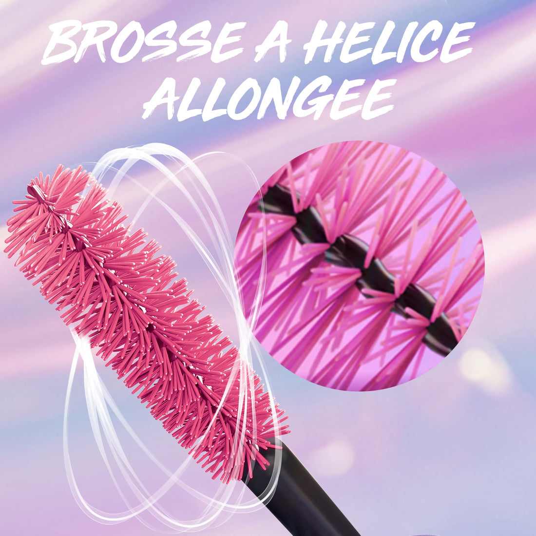 Maybelline Extension Mascara, Salon-Like Extension, Provides +36% More Length & X10 Volume, Hybrid-Fiber Technology & Extended Helix Brush, The Falsies Surreal, Black Halalzen