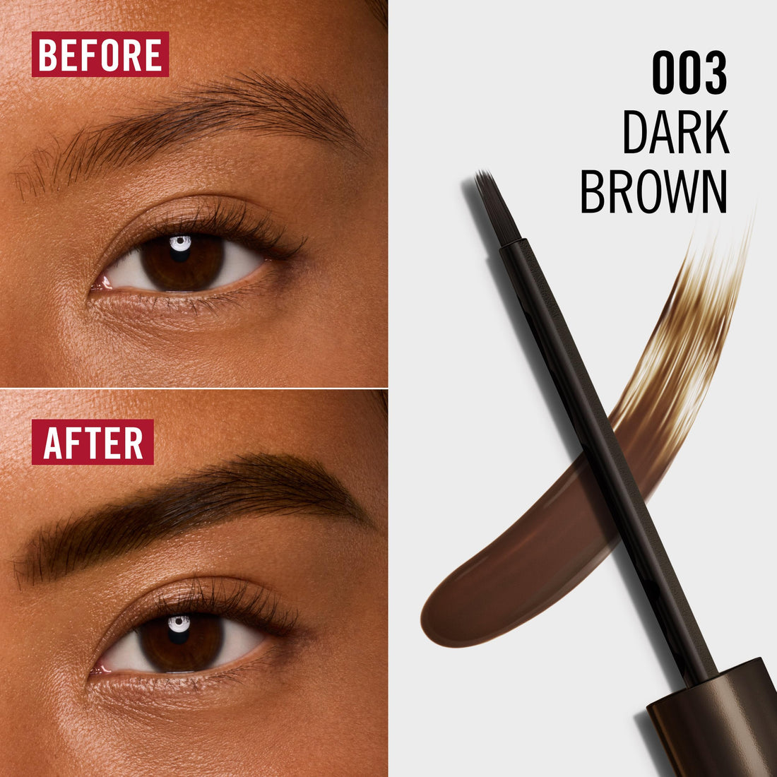 Rimmel Wonder’Bond Brow Filler Peel‑Off Tint, Medium Brown, Semi‑Permanent Brow Tint with Biotin for Fuller, Thicker Brows, Waterproof & Transfer‑Proof, 2‑in‑1 Tint & Brow Mask, Vegan, 7.7ml
