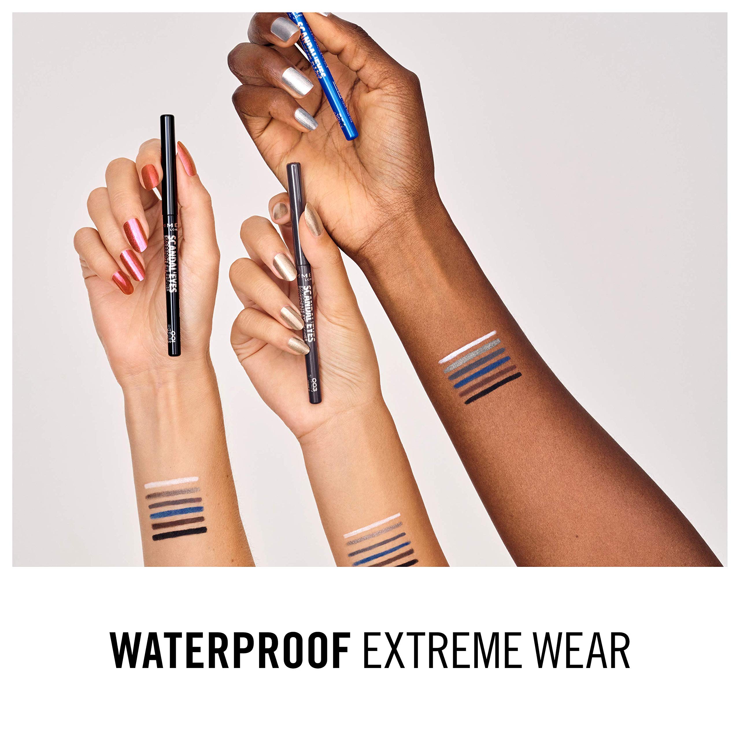 Rimmel London Scandaleyes Exaggerate Eye Definer, 001 Intense Black, 0.35g Halalzen