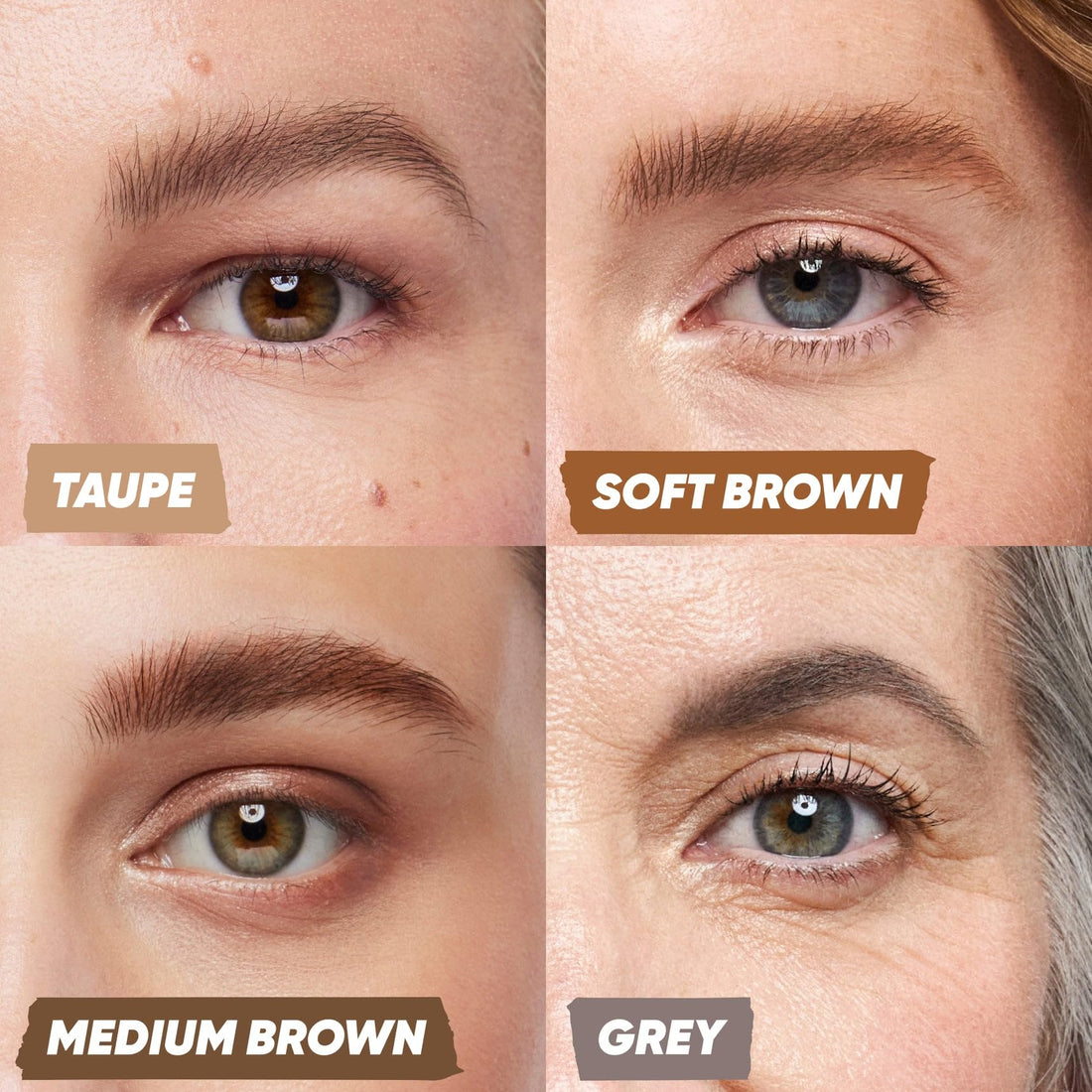 Kosas Air Brow Tinted Eyebrow Gel – Volumizing Brow Gel with Flexible Long-Lasting Hold, Soft Brown