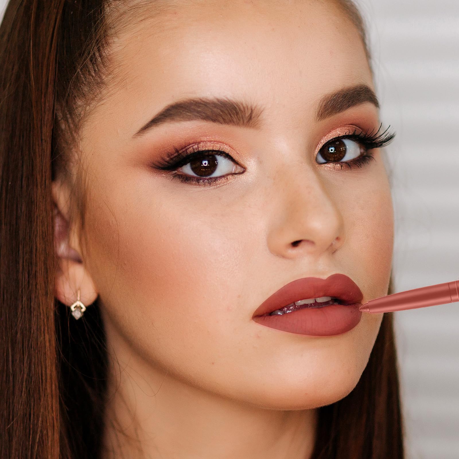 LANGMANNI 6 Matte Lipstick with 6 Lipliners Durable Lip Gloss,Long-Lasting&Waterproof Non-Stick Cup High Pigmented Velvet Lipgloss Kit,Beauty Cosmetics Gift for Girls(12PCS) Halalzen
