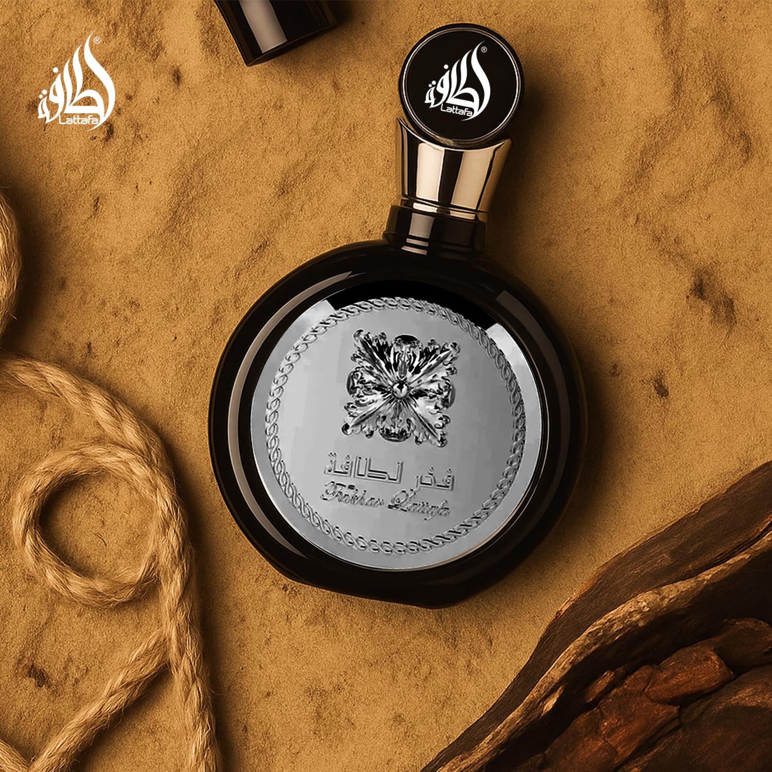 Lattafa Fakhar - Frais, fruité, bergamote, bois d'ambre - Eau de parfum longue durée pour homme, 3,40 onces / 100 ml
