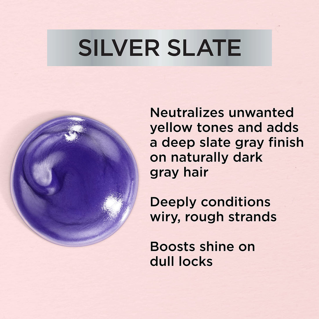 L’Oreal Paris Le Color Gloss One Step In-Shower Toning Hair Gloss for Bleached Hair, Neutralizes Brass, Conditions & Boosts Shine, Platinum Pearl, 4 Ounce