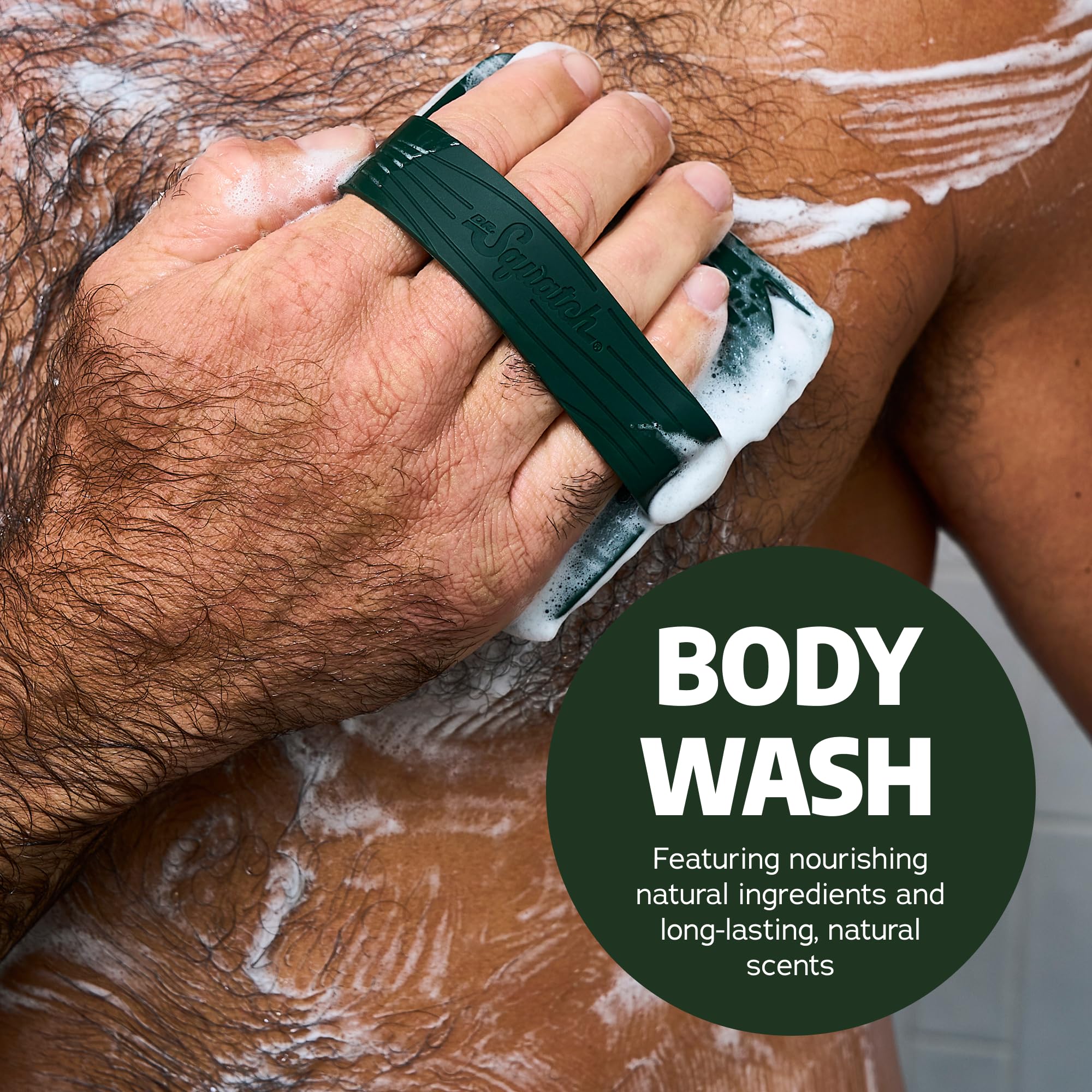 Dr. Squatch Natural Men's Body Wash Shower Gel - Cleansing, Nourishing, Long Lasting Scent, Moisturizing Body Wash for Men - Coconut Castaway + Wood Barrel Bourbon (14 oz, 2-Pack)