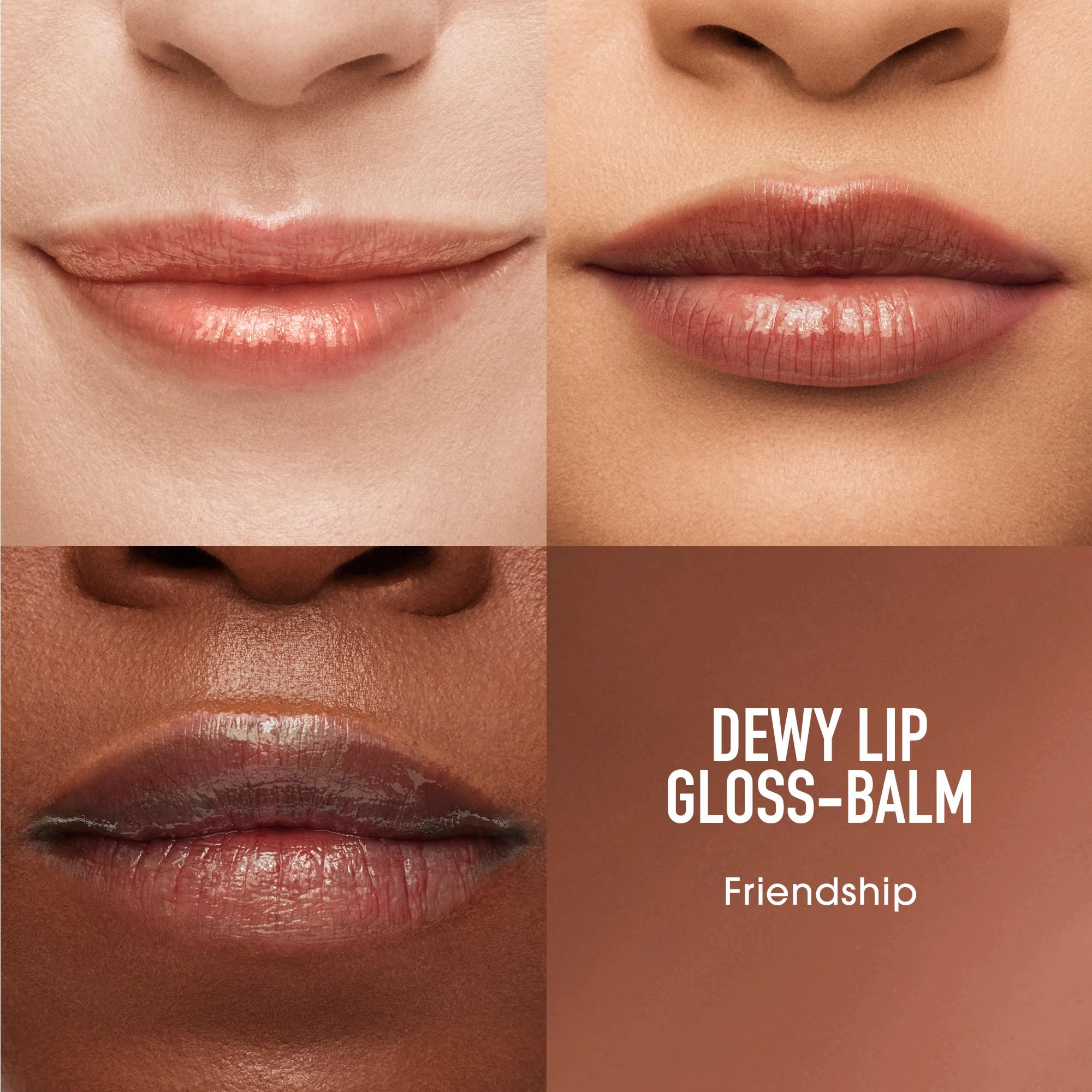 bareMinerals Dewy Lip Gloss-Balm - Hydrating Lip Gloss + Tinted Lip Balm Hybrid, Shine Finish + 24HR Hydration, For Soft + Smooth Lips, Non-Sticky, Vegan Halalzen