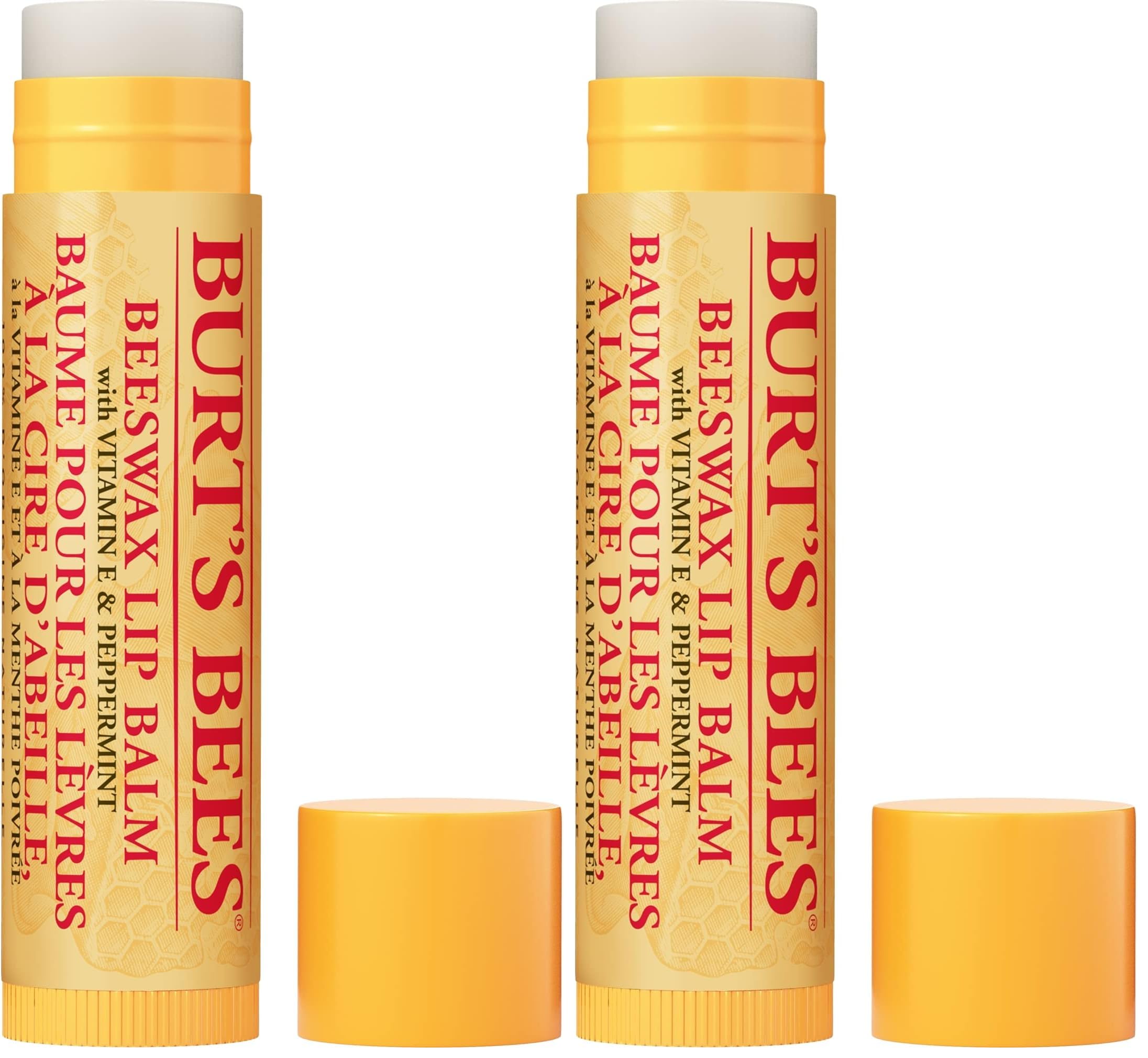 Burt's Bees Lip Balm Pomegranate, Moisturising Lip Balm With Beeswax & Vitamin E, 100% Natural Origin, 4.25g Halalzen