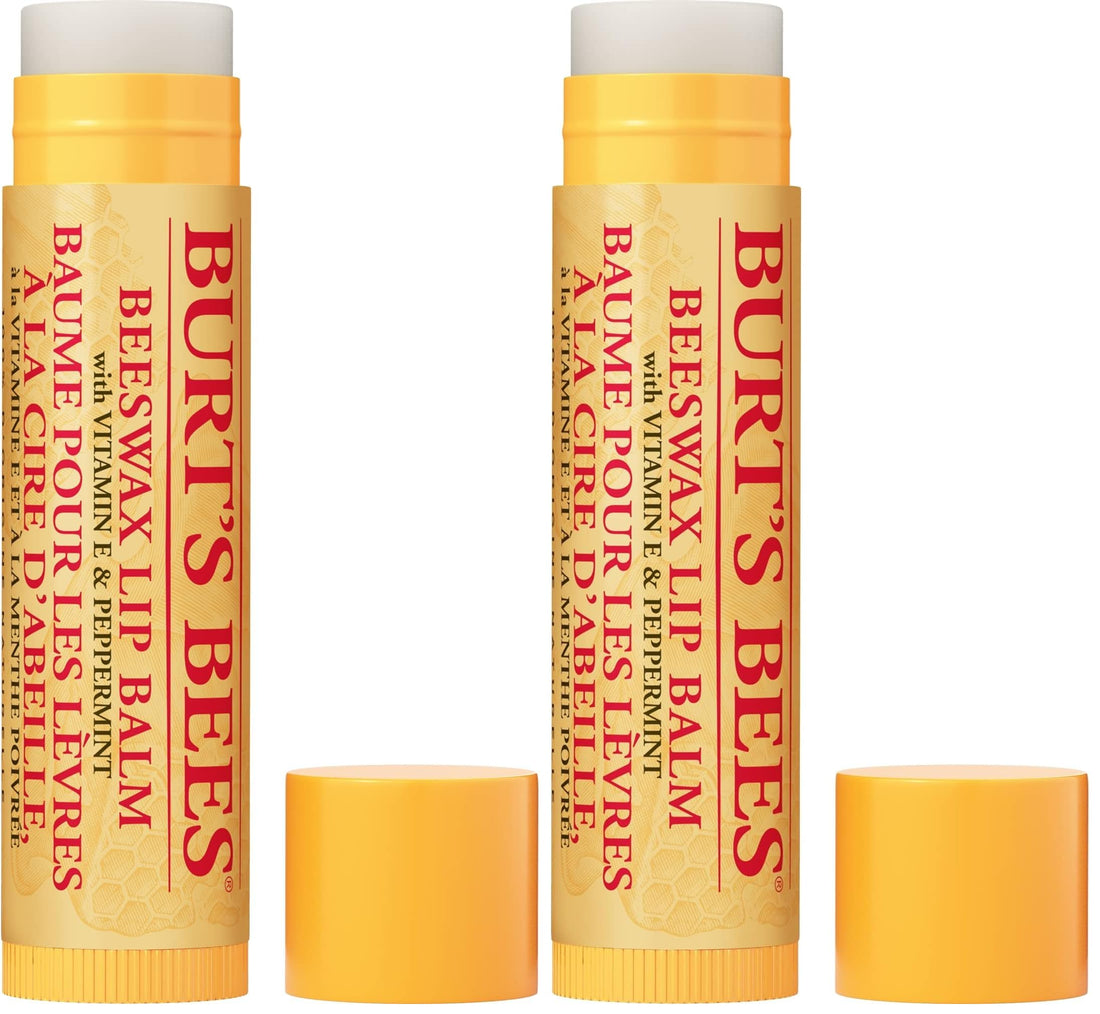 Burt's Bees Lip Balm Pomegranate, Moisturising Lip Balm With Beeswax & Vitamin E, 100% Natural Origin, 4.25g Halalzen