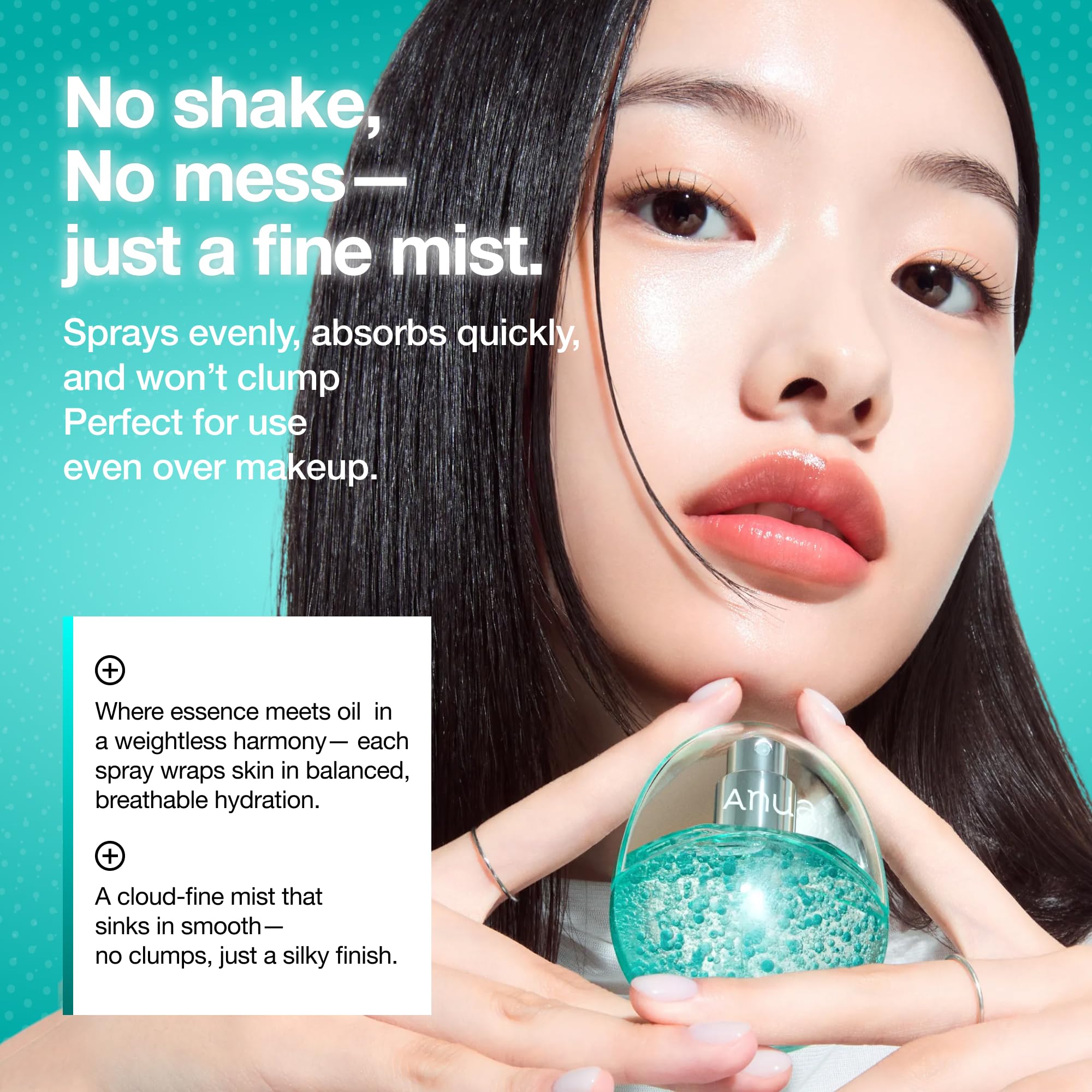 ANUA PDRN Collagen Glow Facial Serum Spray, Hydrating Face Mist, Hyaluronic Acid, dewy glass finish, All Skin Types, Instant Plumping Hydration, Firming Care, Korean Skincare, 3.38 fl oz Halalzen