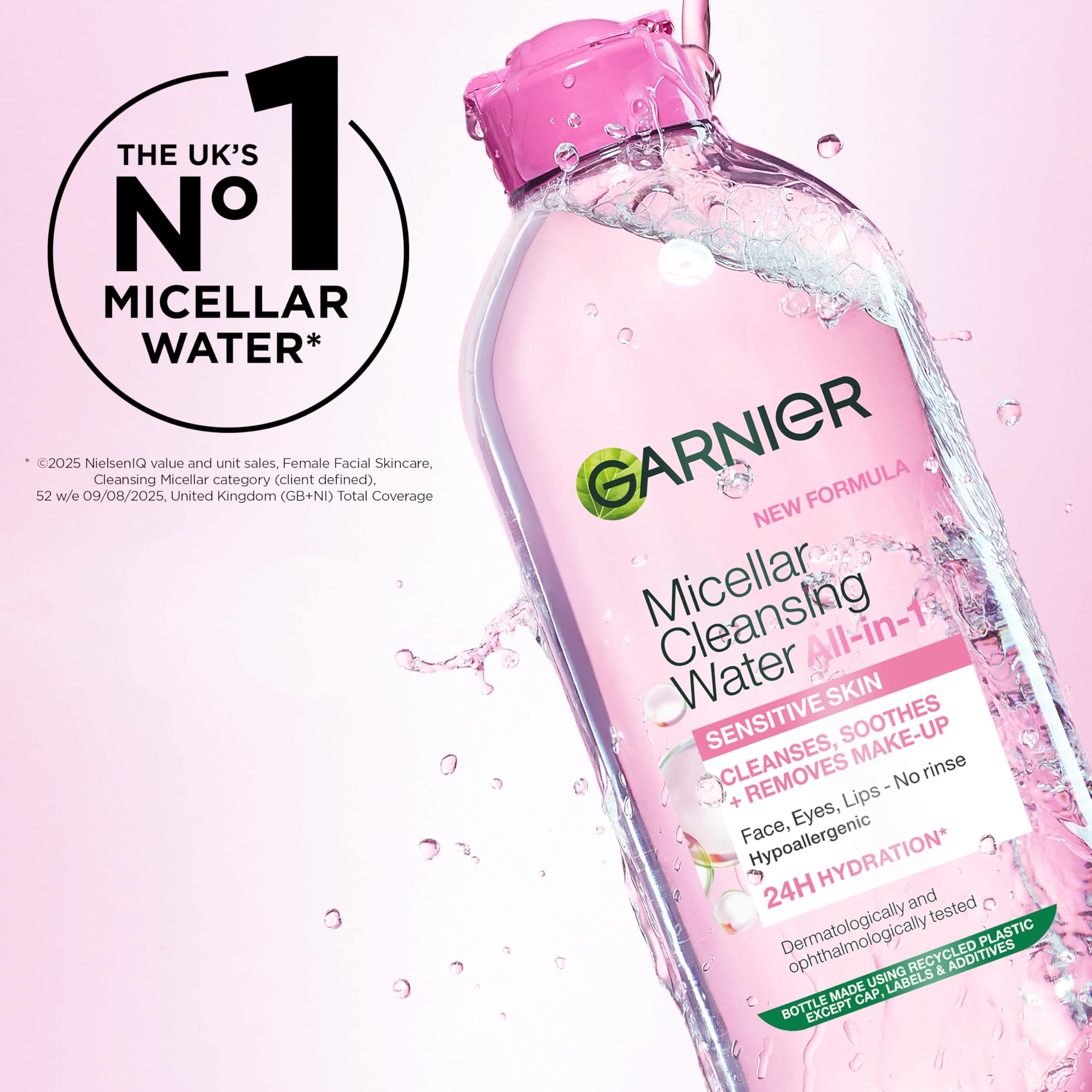 Garnier Micellar Cleansing Water 700ml, Gentle face cleanser & Make up Remover, Suitable For All Skin Types Including Sensitive Skin, Soothing Formula, Dermatologically Tested Halalzen