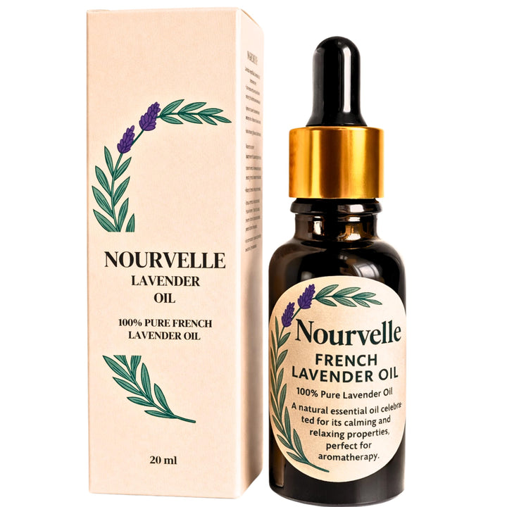 French Lavender Essential Oil 100% Pure & Natural – Lavandula Angustifolia – Aromatherapy Oil for Relaxation, Sleep, Stress & Anxiety Relief, Massage & Skin Care – 20ml