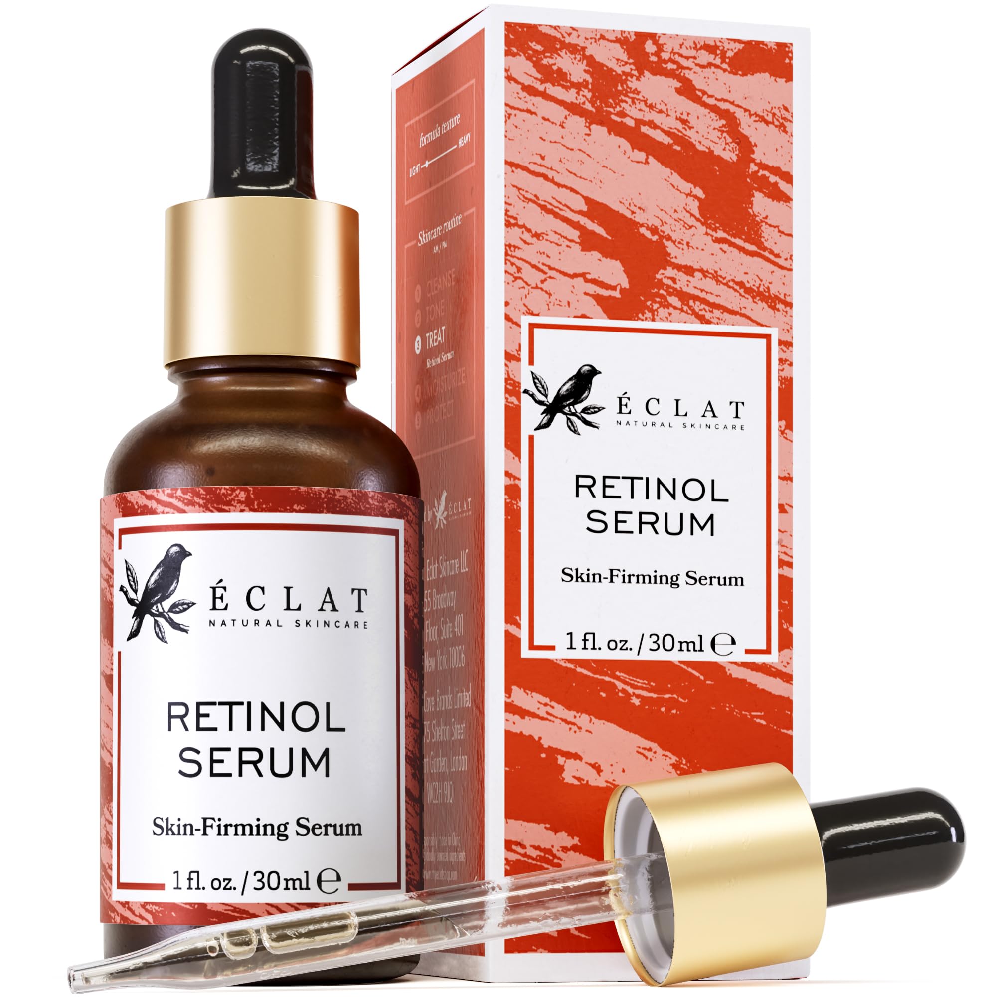 Eclat Skincare Glow Up Vitamin C Serum - Vitamin C Serum for Face with Hyaluronic Acid, Ferulic Acid & Vit E - Skin Brightening Face Care - Anti Aging, Hydrating & Dark Spot Lightening 30ml
