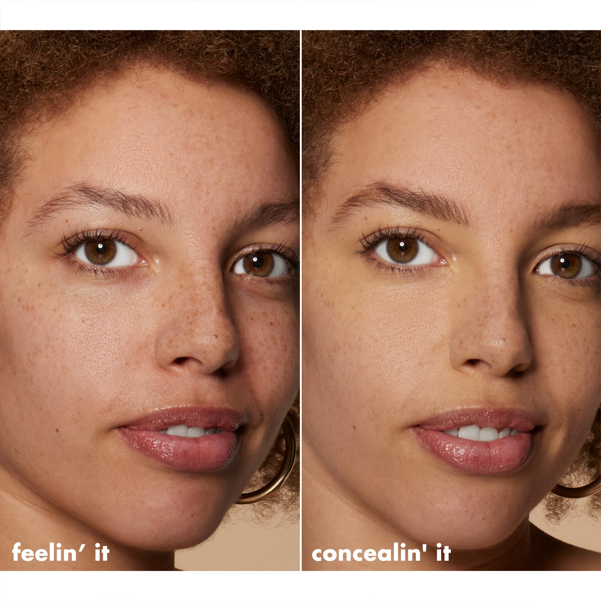 e.l.f. Hydrating Camo Concealer, Satin Finish, Conceals, Corrects & Highlights, Fair Warm, 0.203 Fl Oz (6mL) Halalzen