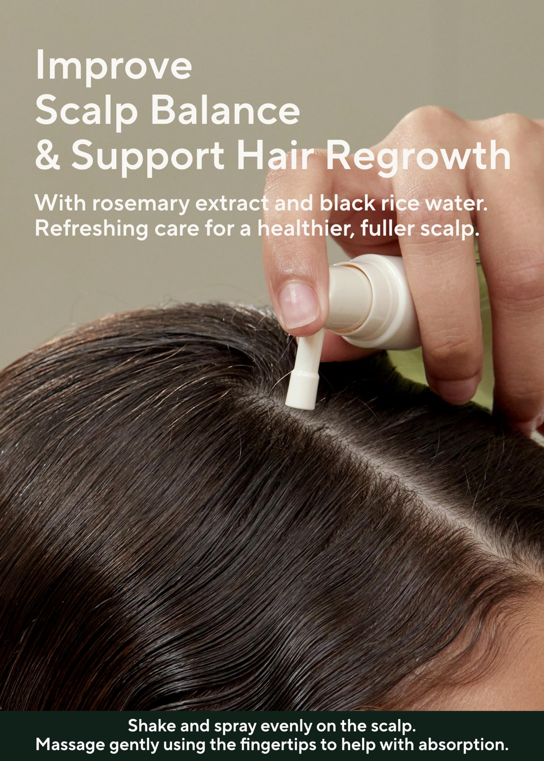 AROMATICA Root Enhancer Rosemary water spray for hair growth – Flaky & Itchy & Dry Scalp Treatment – Hair Oil for Scalp Exfoliator & Detox – Free from Sulfate, Silicone, and Paraben (100ml)