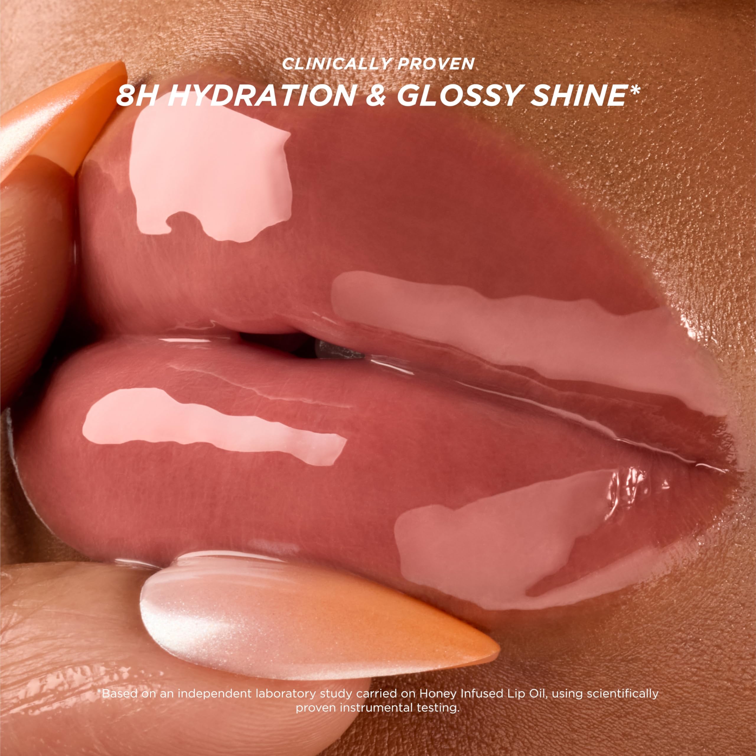 Gisou Honey Infused Lip Oil – Hydrating & Glossy Lip Oil with Jojoba Seed Oil, Non-Sticky Shine, Fresh Honey, 0.27 Fl Oz Halalzen