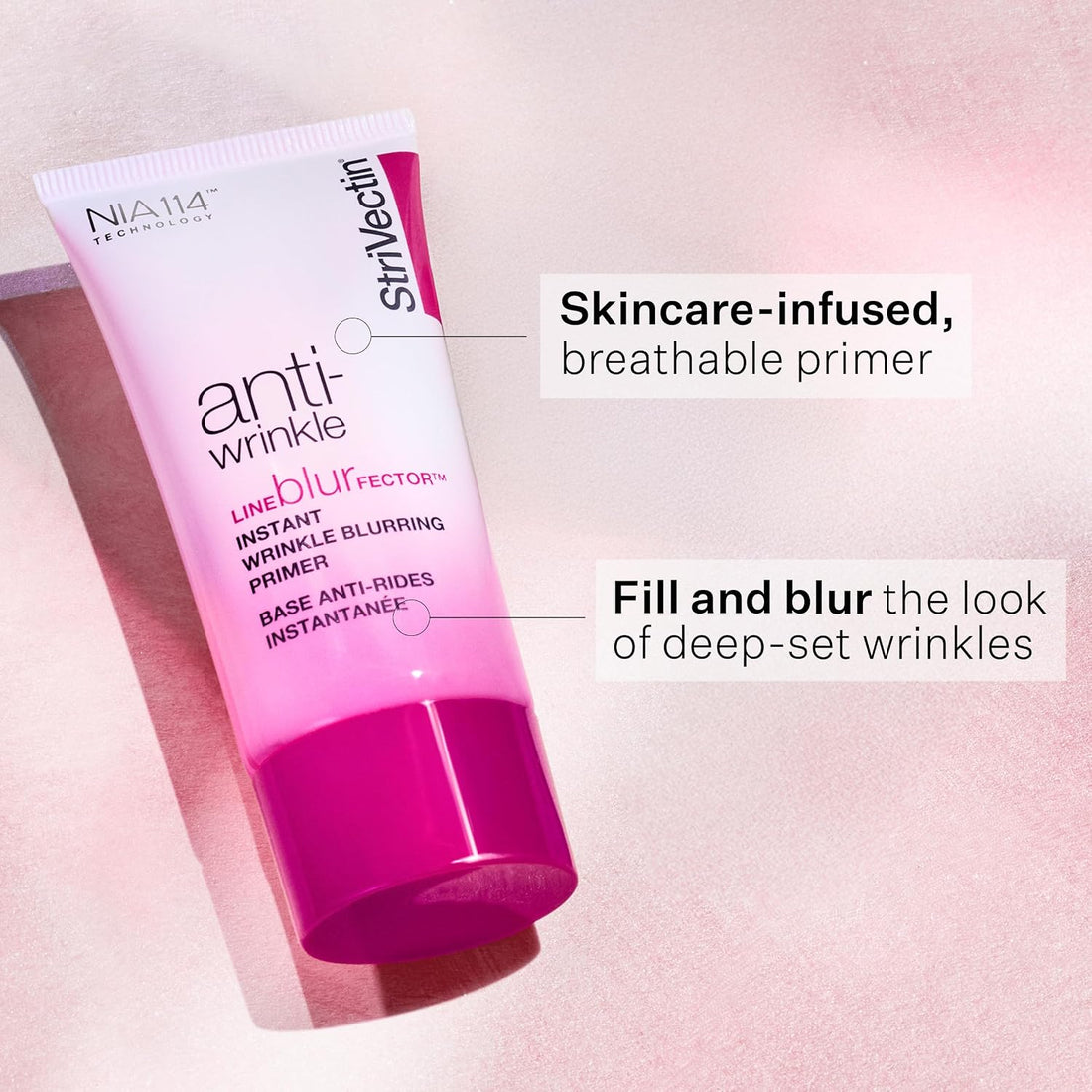 StriVectin Line BlurFector™ (1.0 Oz, 30ml) | Instant Wrinkle Blurring Primer Skin Primer to help blur and fill the look of wrinkles, Makeup Primer for Smooth Skin Halalzen