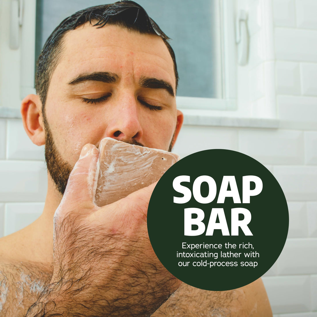 Dr. Squatch Natural Men’s Bar Soap - Cold Process Body Soap Bar with Natural Oils - Gifts for Men - Deep Sea Goat's Milk, Wood Barrel Bourbon, Rainforest Rapids, Alpine Sage & Bay Rum (5 oz, 5-Pack)