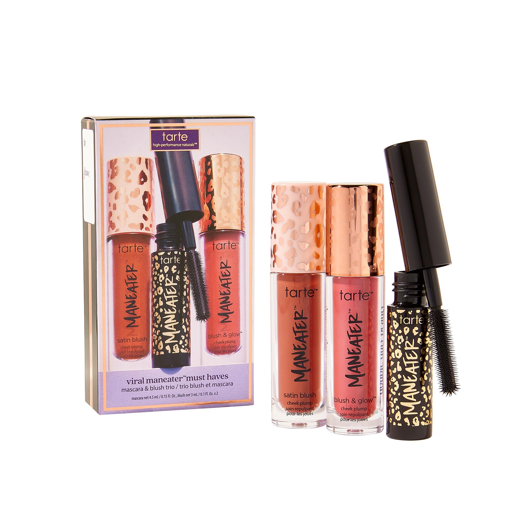 tarte maneater mascara – Extreme Curl, Instant Volume & Length, 16HR Ultra-Creamy Longwear Eye Makeup
