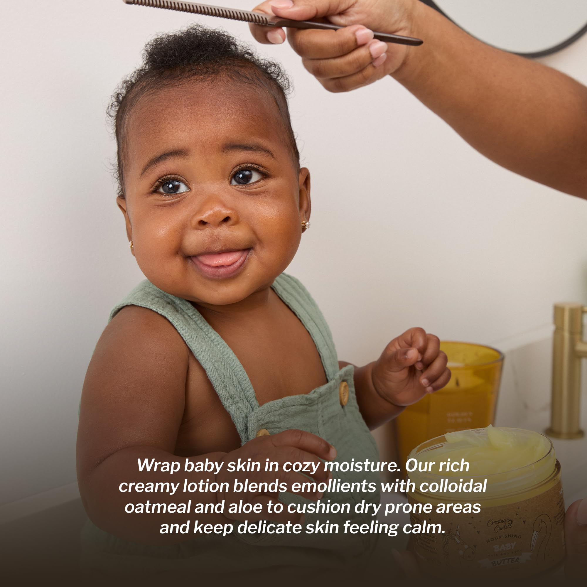 Cristina's Curls Nourishing Baby Wash Day Hair Bundle – Gentle Shampoo + Lightweight Scalp Oil Halalzen
