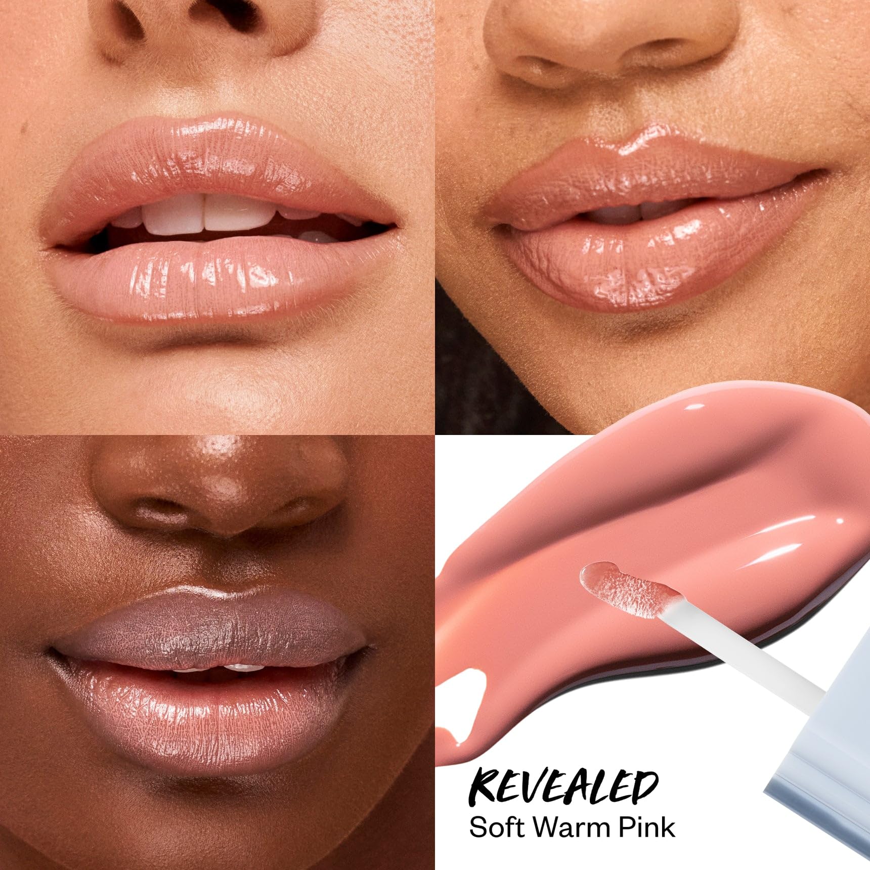 Kosas Wet Lip Oil Gloss - Hydrating Lip Plumping Treatment with Hyaluronic Acid & Peptides, Non-Sticky Finish (Malibu) Halalzen