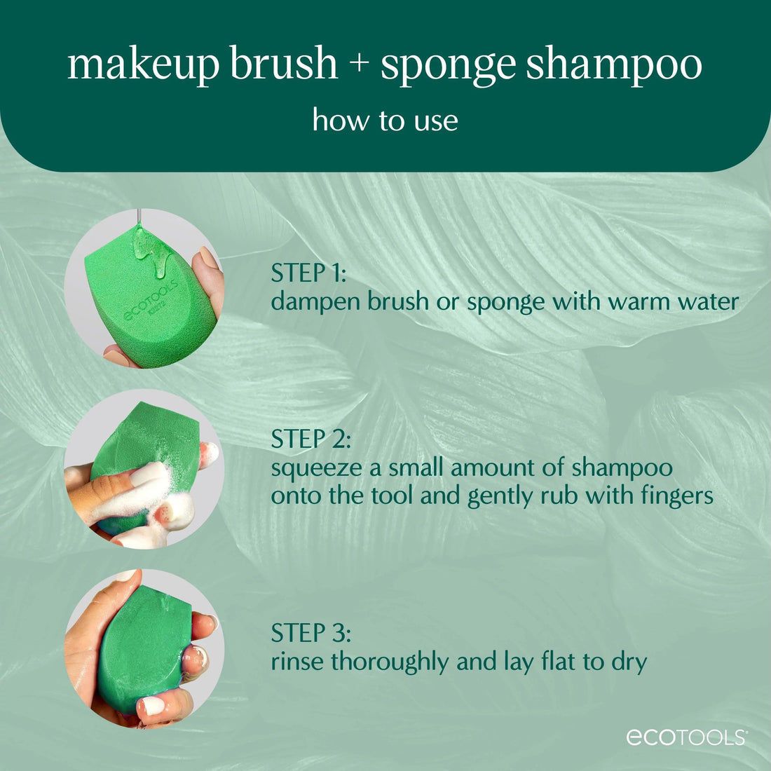 EcoTools Makeup Brush and Sponge Shampoo, Removes Makeup, Dirt, & Impurities From Makeup Brushes & Makeup Blending Sponges, Fragrance-Free, Vegan, & Cruelty-Free, 6 fl.oz./ 177 ml, 1 Count Halalzen