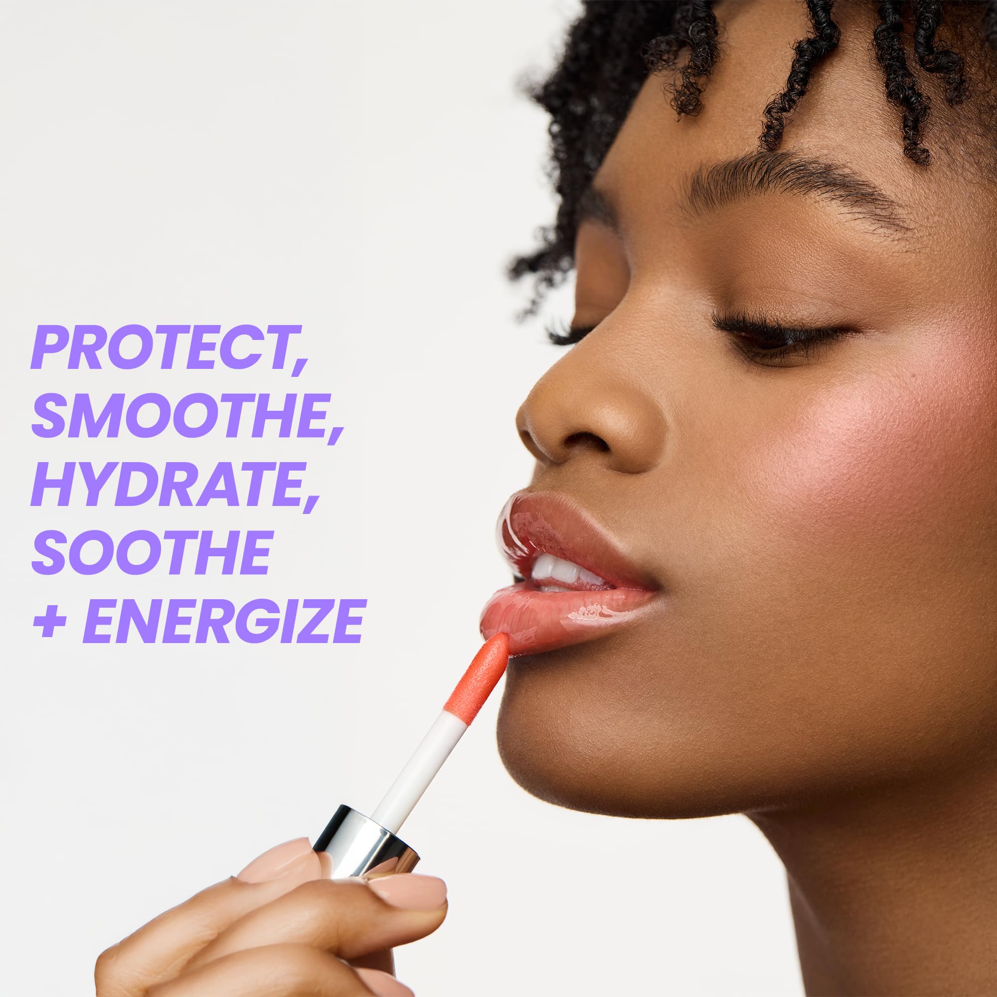 Wonderskin Lip Oil Rehab Serum - Tinted Lip Oil, Hydrating, Moisturizing, and Non-Sticky Deep Red Tint Serum for Dry Lips (Honey) Halalzen