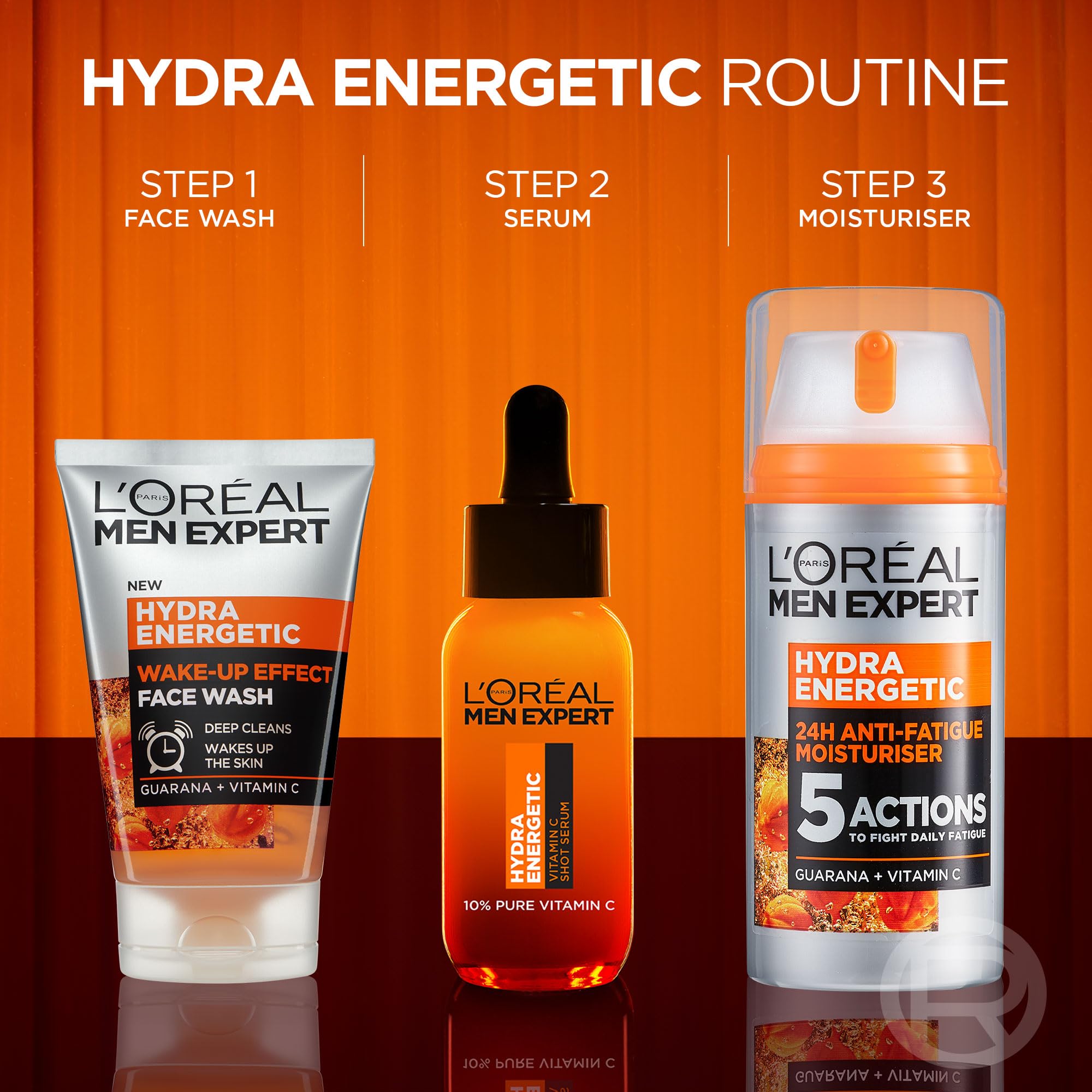 L'Oreal Men Expert Power Age Moisturiser, Hydrating & Revitalising Hyaluronic Acid Moisturiser for Men, designed for Ageing, Dry & Dull Skin 100ml, 1