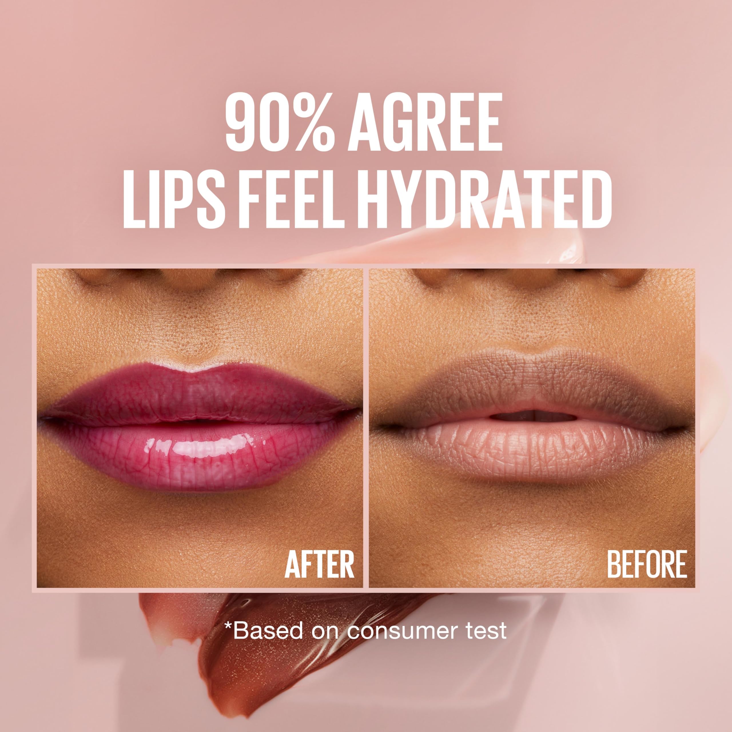 Maybelline Lifter Gloss, Hydrating Lip Gloss with Hyaluronic Acid, Ice, Pink Neutral, 0.18 Ounce