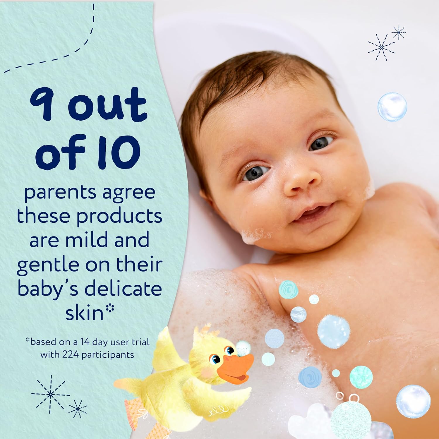 Childs Farm Baby Regime Bundle | Bubble Bath (250ml), Shampoo & Body Wash (250ml) and Body Moisturiser (200ml) | Baby Soft Scent | Suitable for Newborns with Sensitive, Dry, Itchy Skin