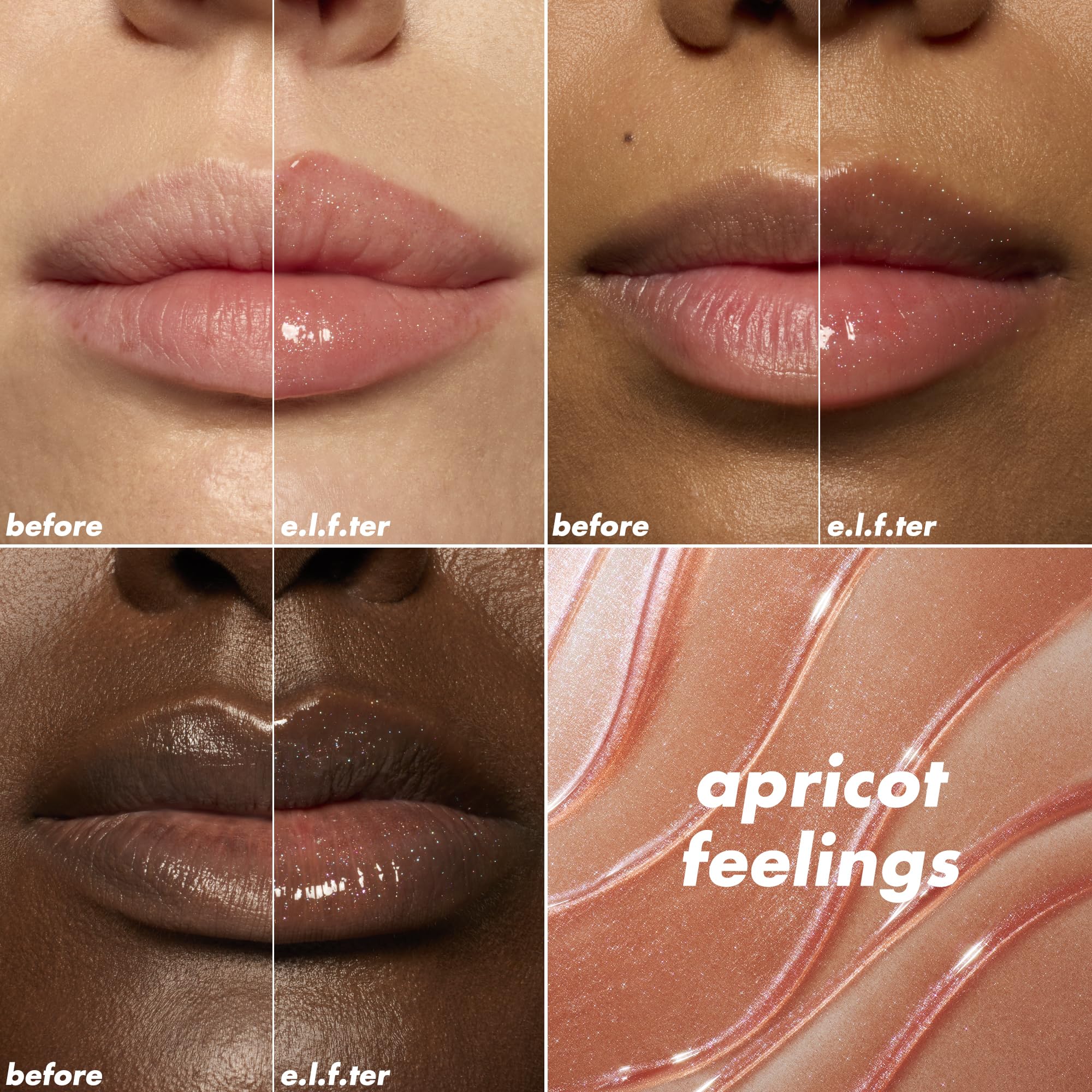 e.l.f. Glow Reviver Plumping Lip Oil, Tinted Lip Plumper for a High-Shine, Plump Finish, Infused with Jojoba Oil, Vegan & Cruelty-Free, Piggy Bank