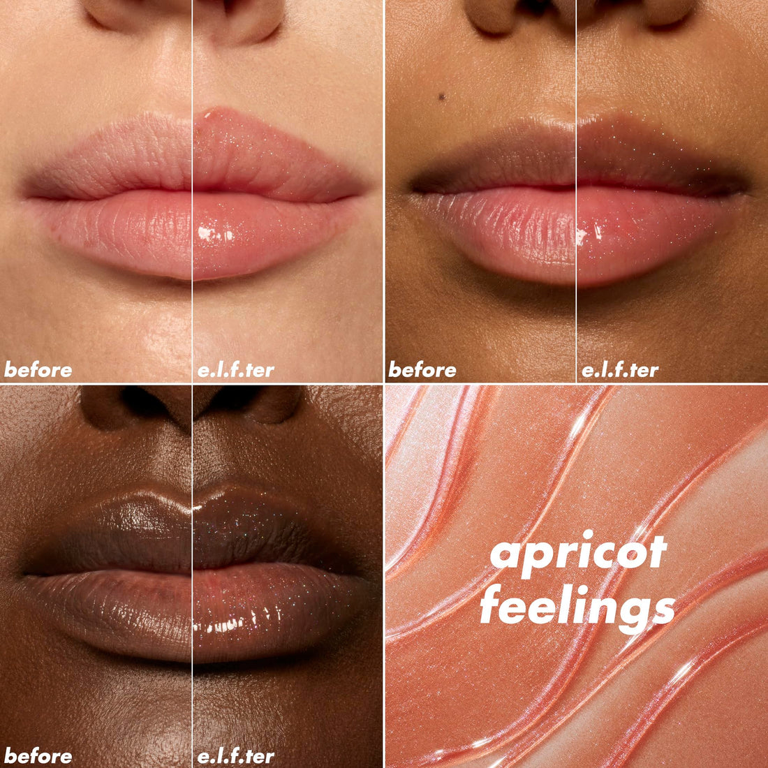 e.l.f. Glow Reviver Plumping Lip Oil, Tinted Lip Plumper for a High-Shine, Plump Finish, Infused with Jojoba Oil, Vegan & Cruelty-Free, Piggy Bank