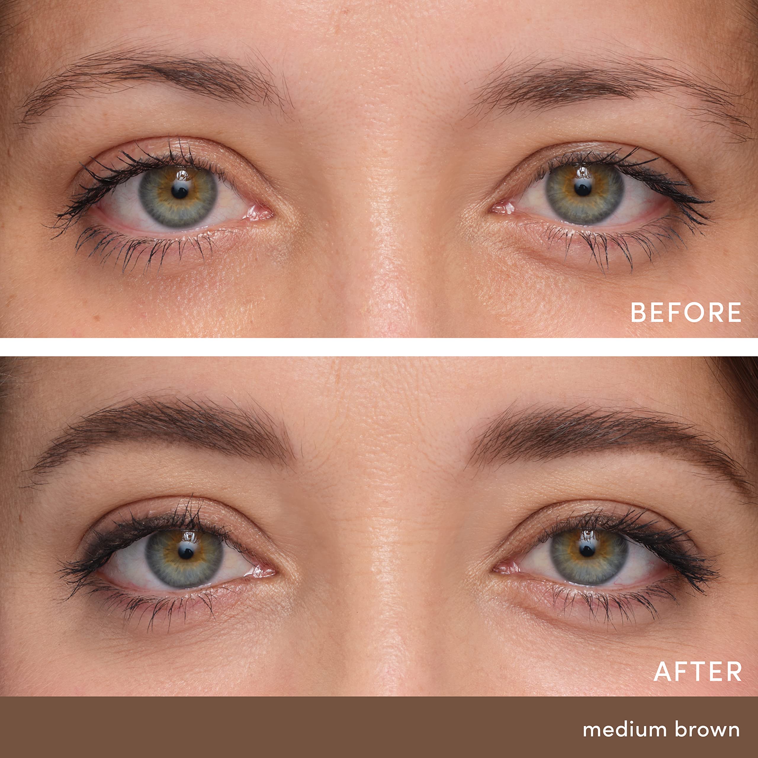 jane iredale PureBrow Brow Gel, Creamy Gel Adds Flexible Hold to Groom, Shape, & Visibly Thicken with Micro-Spoolie Brush for Targeted Application