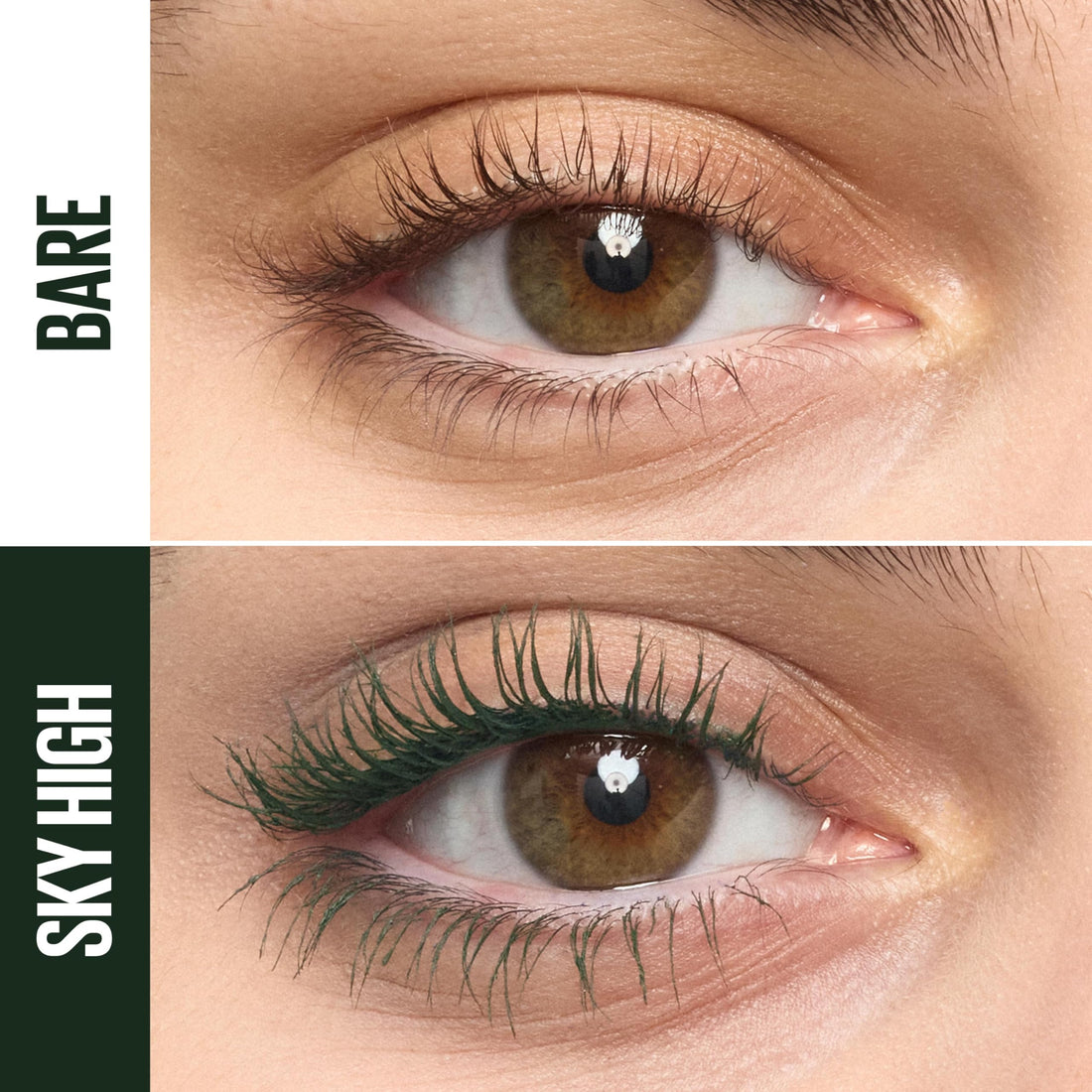 Maybelline Lash Sensational Sky High Washable Mascara Make-up, Volumen, Verlängerung, Definition, Schwung, Multiplikation, aufbaufähige Formel, Very Black, 1 Stück