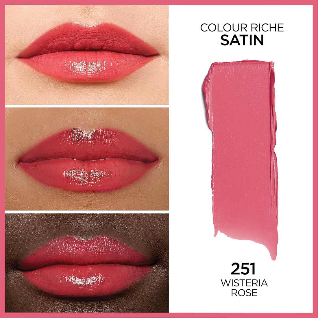 L'Oreal Paris Colour Riche Original Creamy, Hydrating Satin Lipstick with Argan Oil and Vitamin E, Fairest Nude, 1 Count