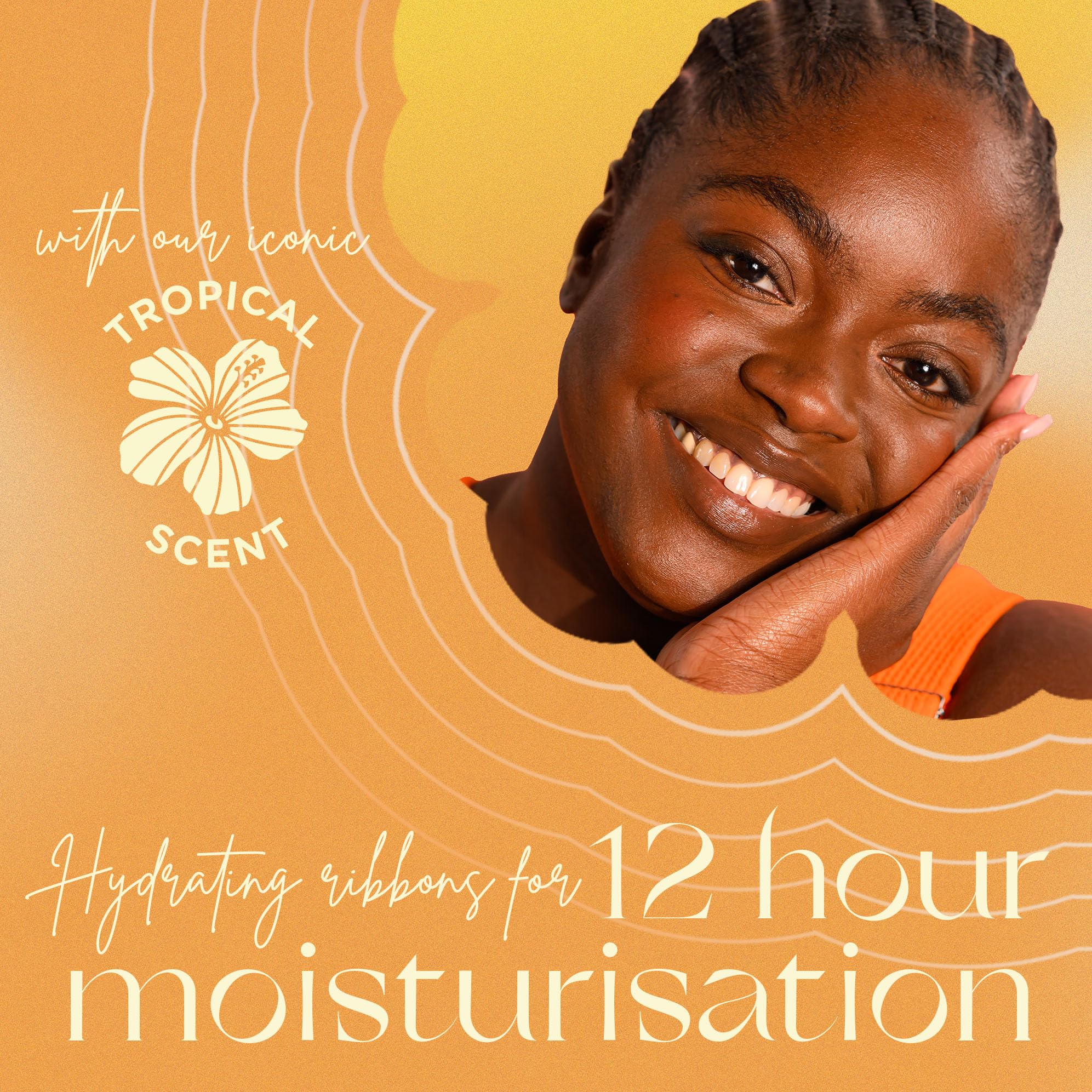 Hawaiian Tropic Hydrating Protection Sunscreen Lotion, Water Resistant SPF 30 UVA Plus UVB Protection Suncream, 12-Hour Moisturising Sun Lotion with Cocoa and Shea Butter, 180 ml