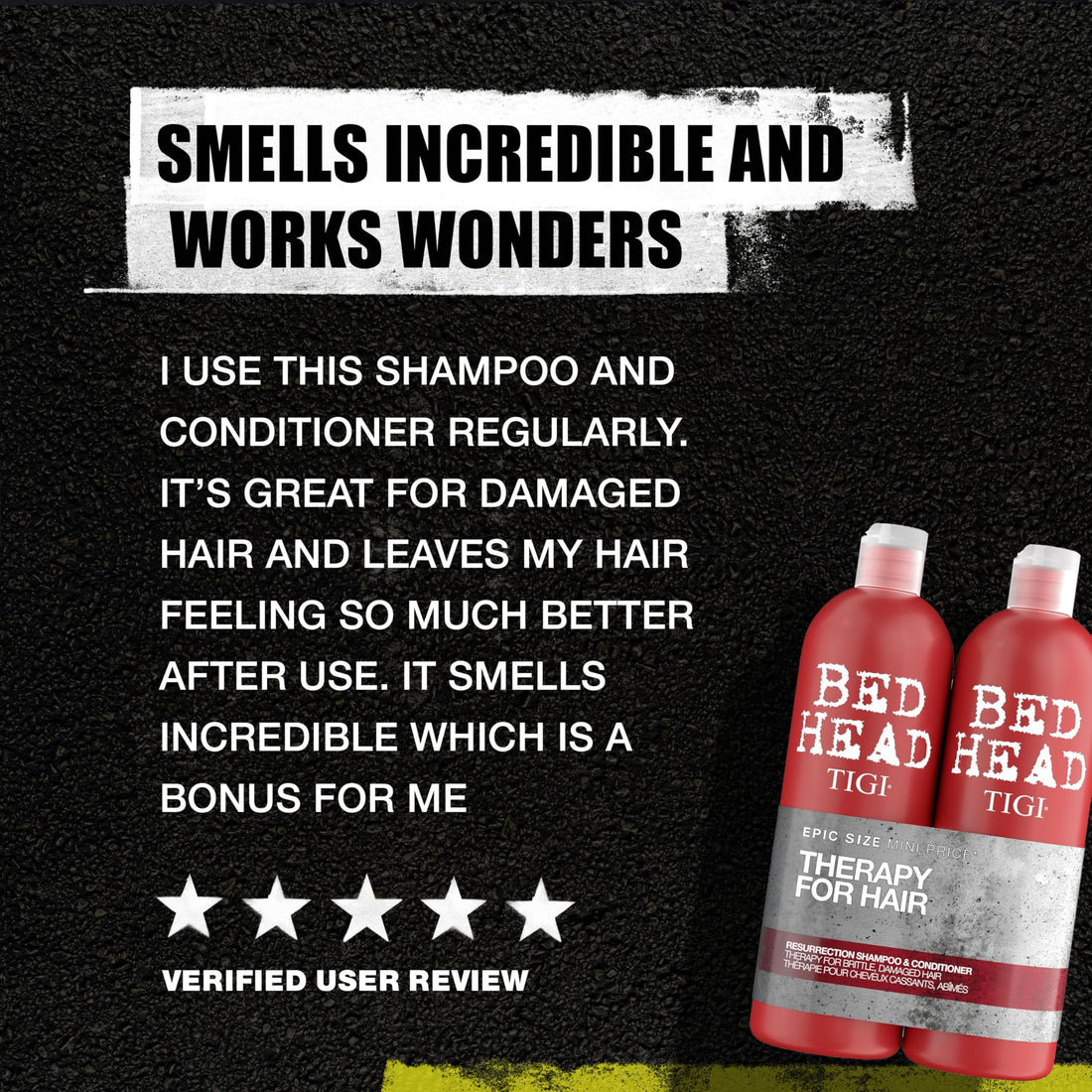 Bed Head by TIGI Resurrection Shampoo & Conditioner Set, 2x 750ml, For Dry Damaged Hair, Deep Moisture Repair with Colour Protect for Strength & Shine Halalzen
